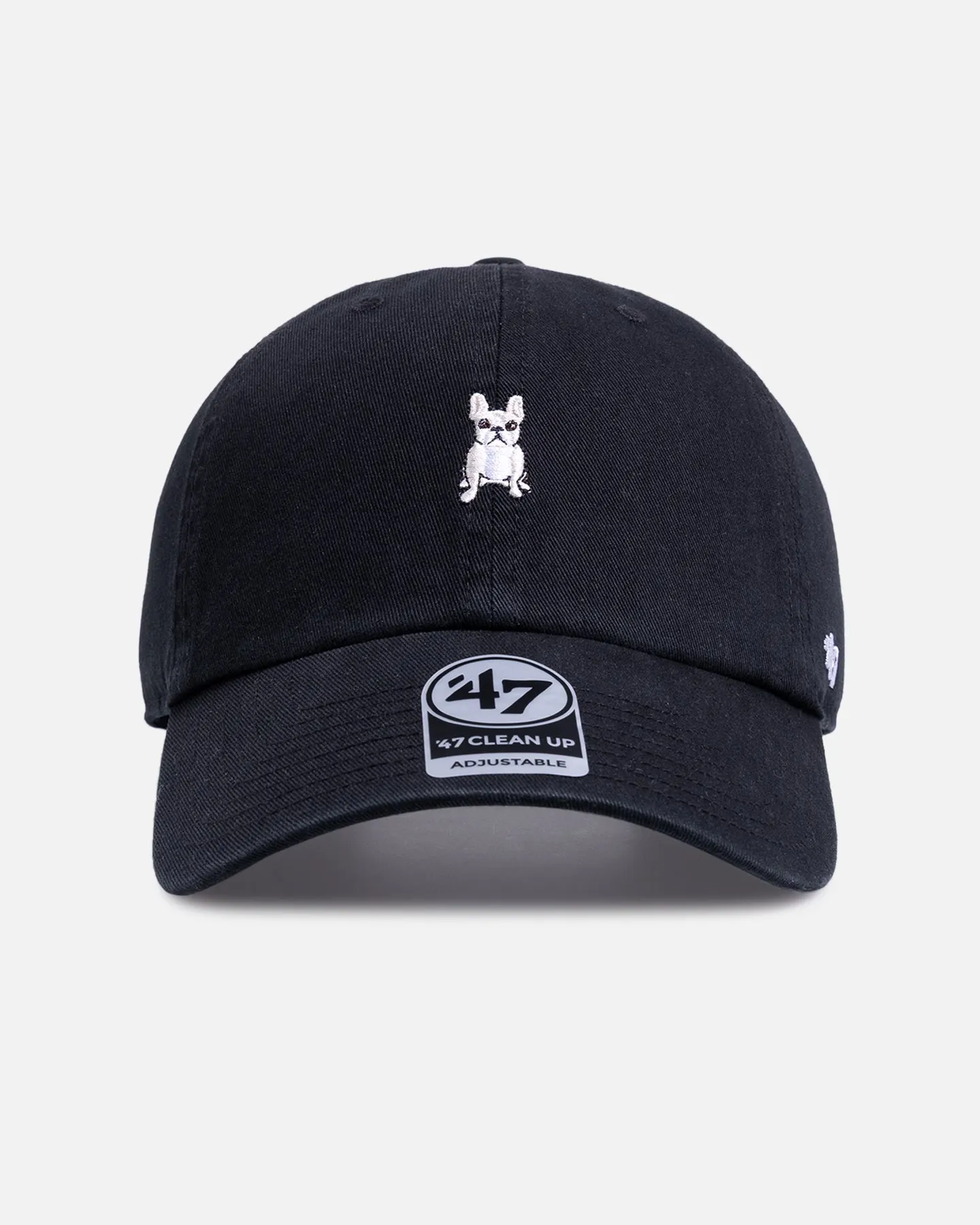 47 Brand French Bulldog 'Dog Collection' 47 Clean Up Strapback Black sold by Culture Kings