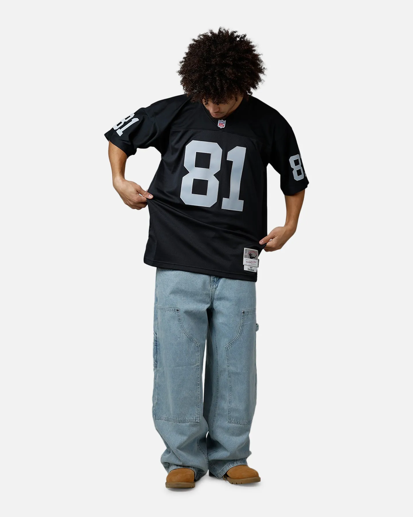 Mitchell & Ness Las Vegas Raiders Tim Brown #81 1998 Legacy Jersey Black sold by Culture Kings product image thumbnail 3