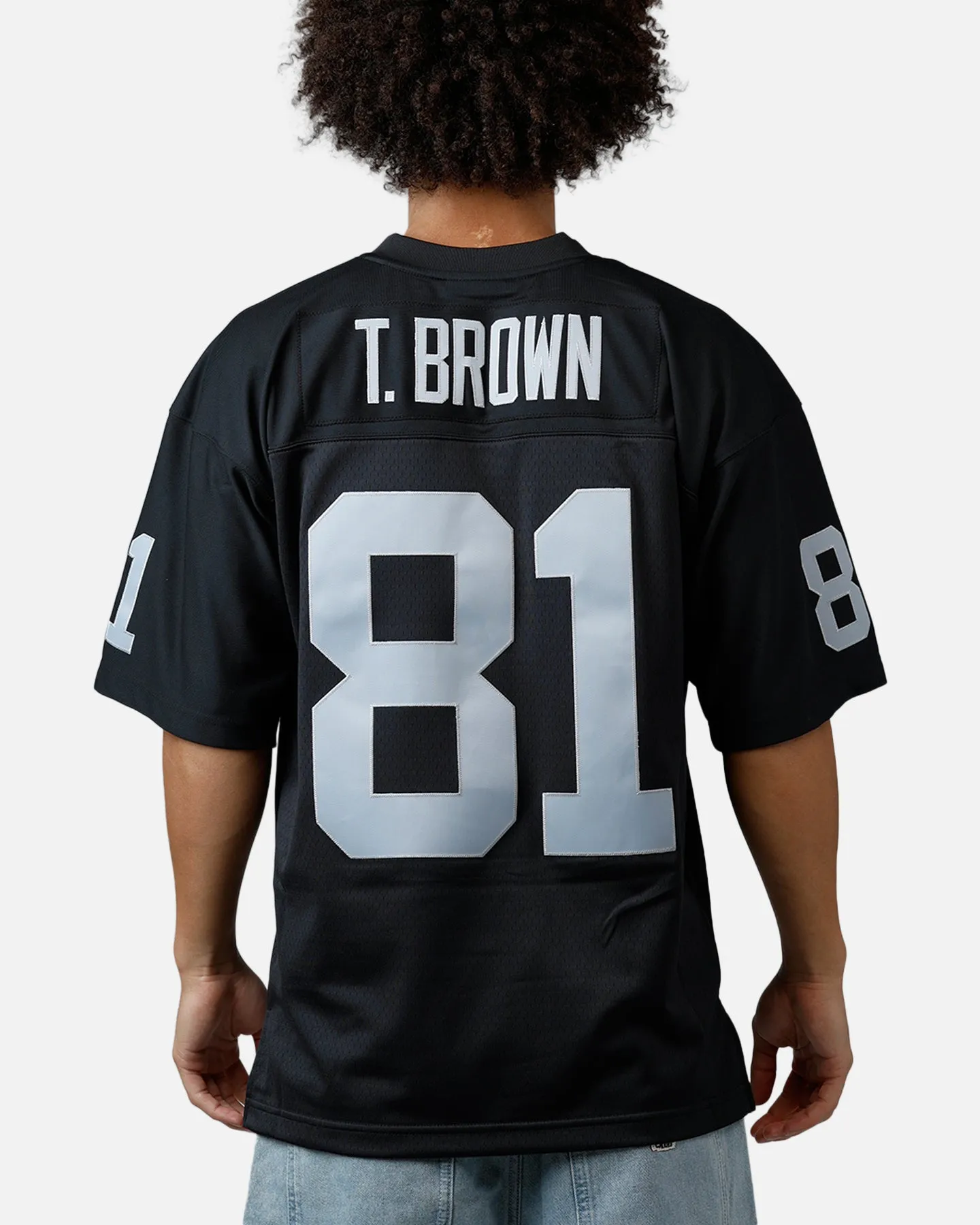 Mitchell & Ness Las Vegas Raiders Tim Brown #81 1998 Legacy Jersey Black sold by Culture Kings