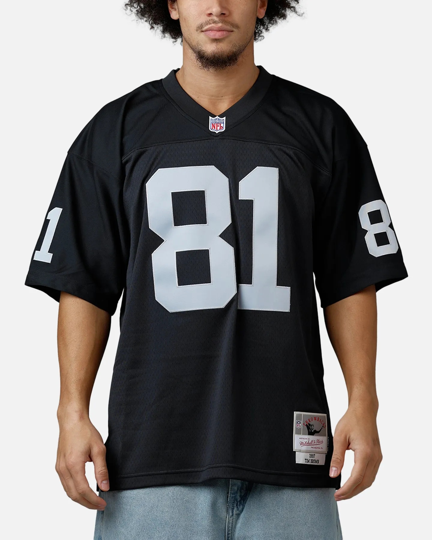 Mitchell & Ness Las Vegas Raiders Tim Brown #81 1998 Legacy Jersey Black sold by Culture Kings product image thumbnail 2