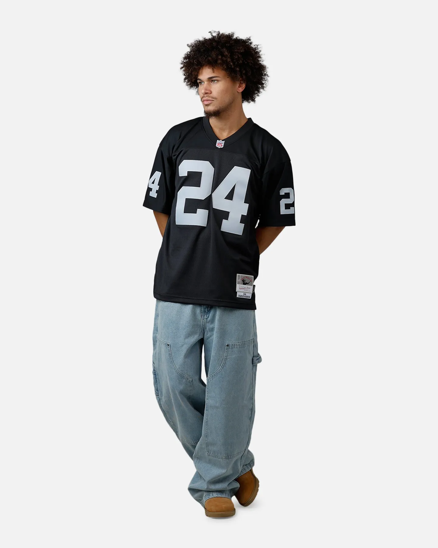 Mitchell & Ness Las Vegas Raiders Charles Woodson #24 1998 Legacy Jersey Black sold by Culture Kings product image thumbnail 3