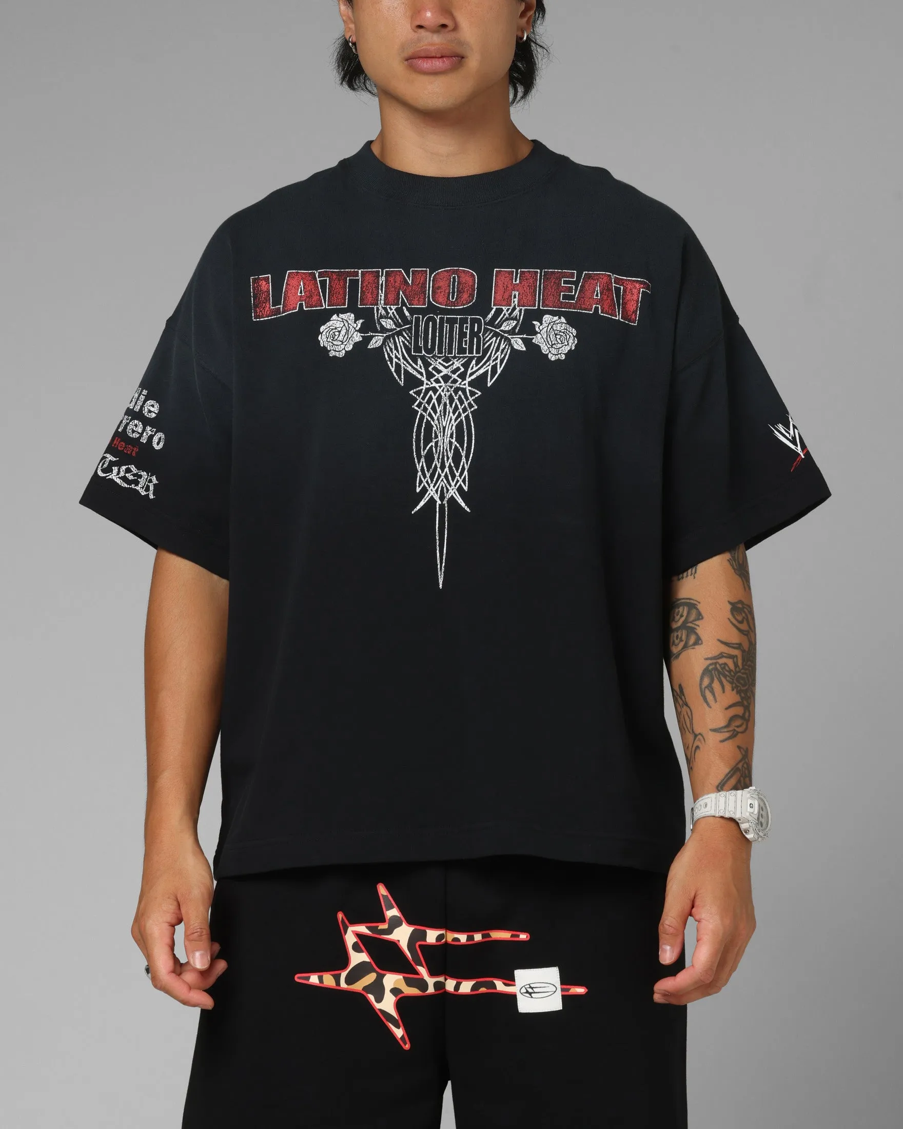 Loiter X WWE Eddie Guerrero Vintage T-Shirt Black sold by Culture Kings product image thumbnail 2