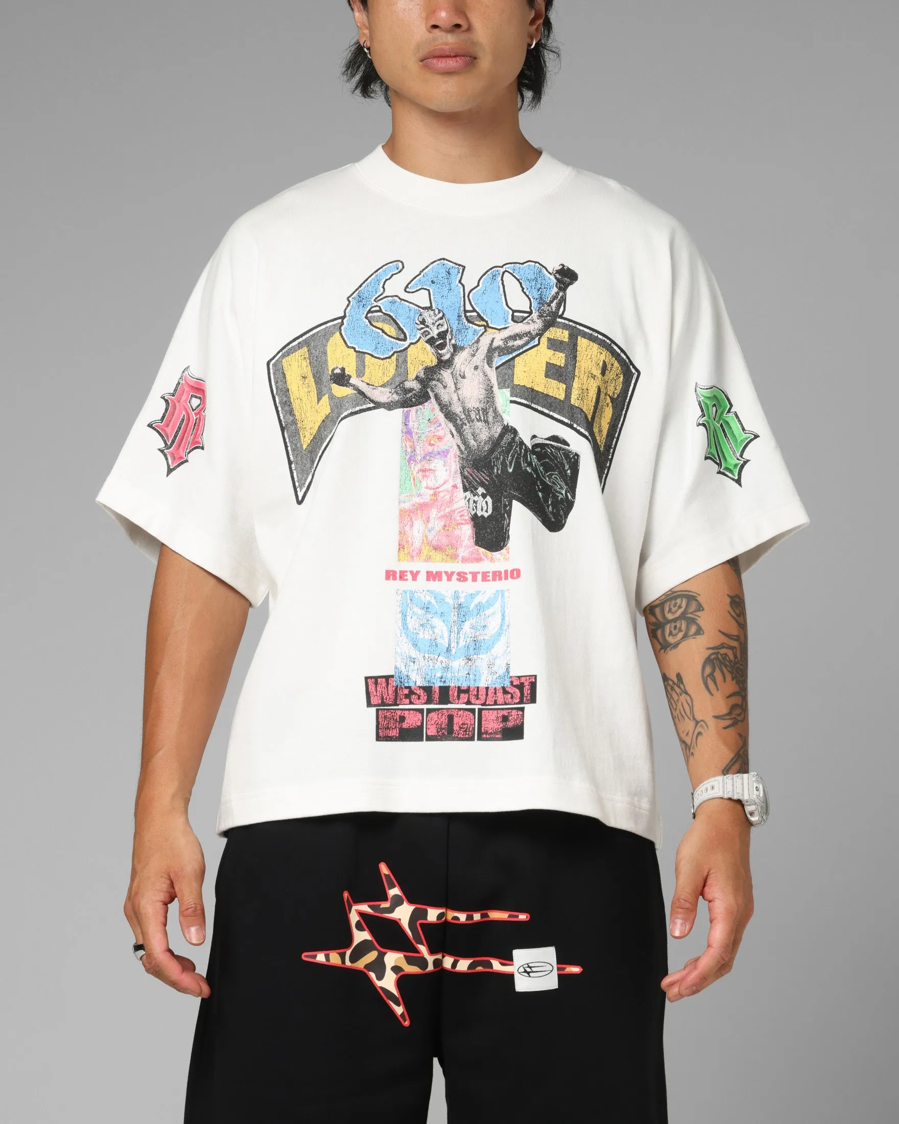 Loiter X WWE Rey Mysterio T-Shirt White sold by Culture Kings