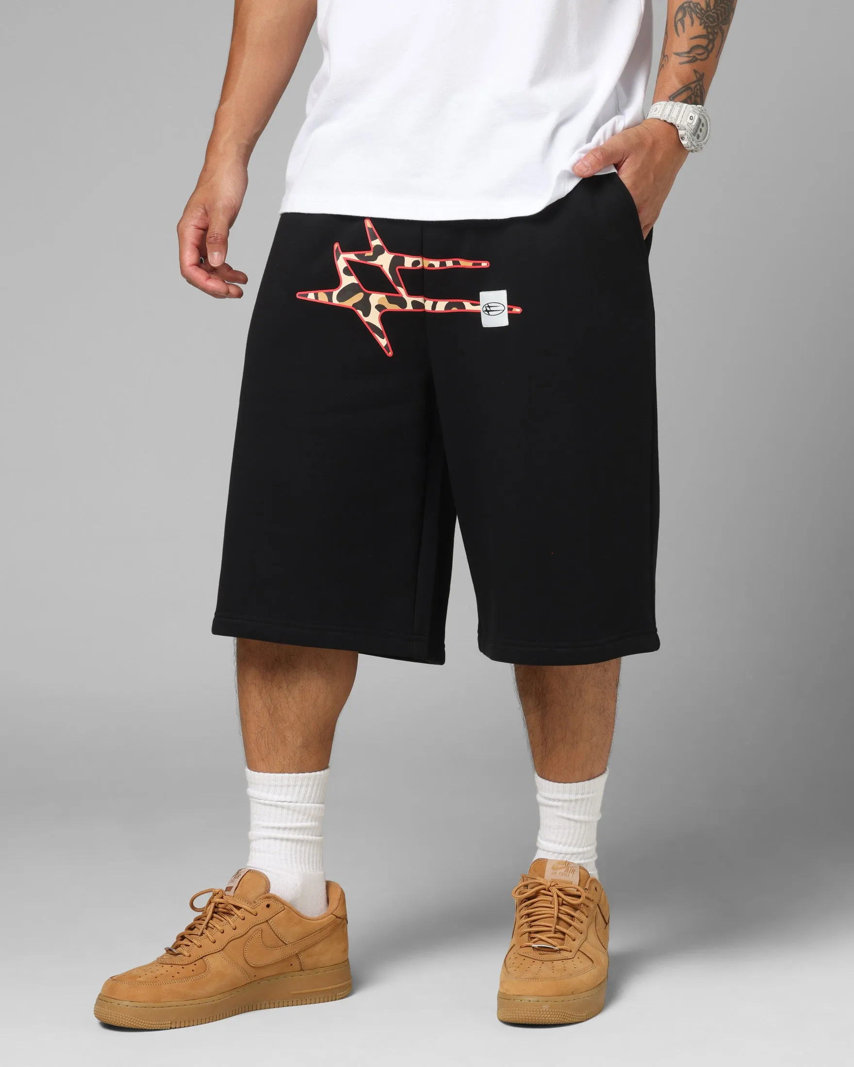 Loiter Hybrid Premium Shorts Black/Leopard sold by Culture Kings product image thumbnail 5