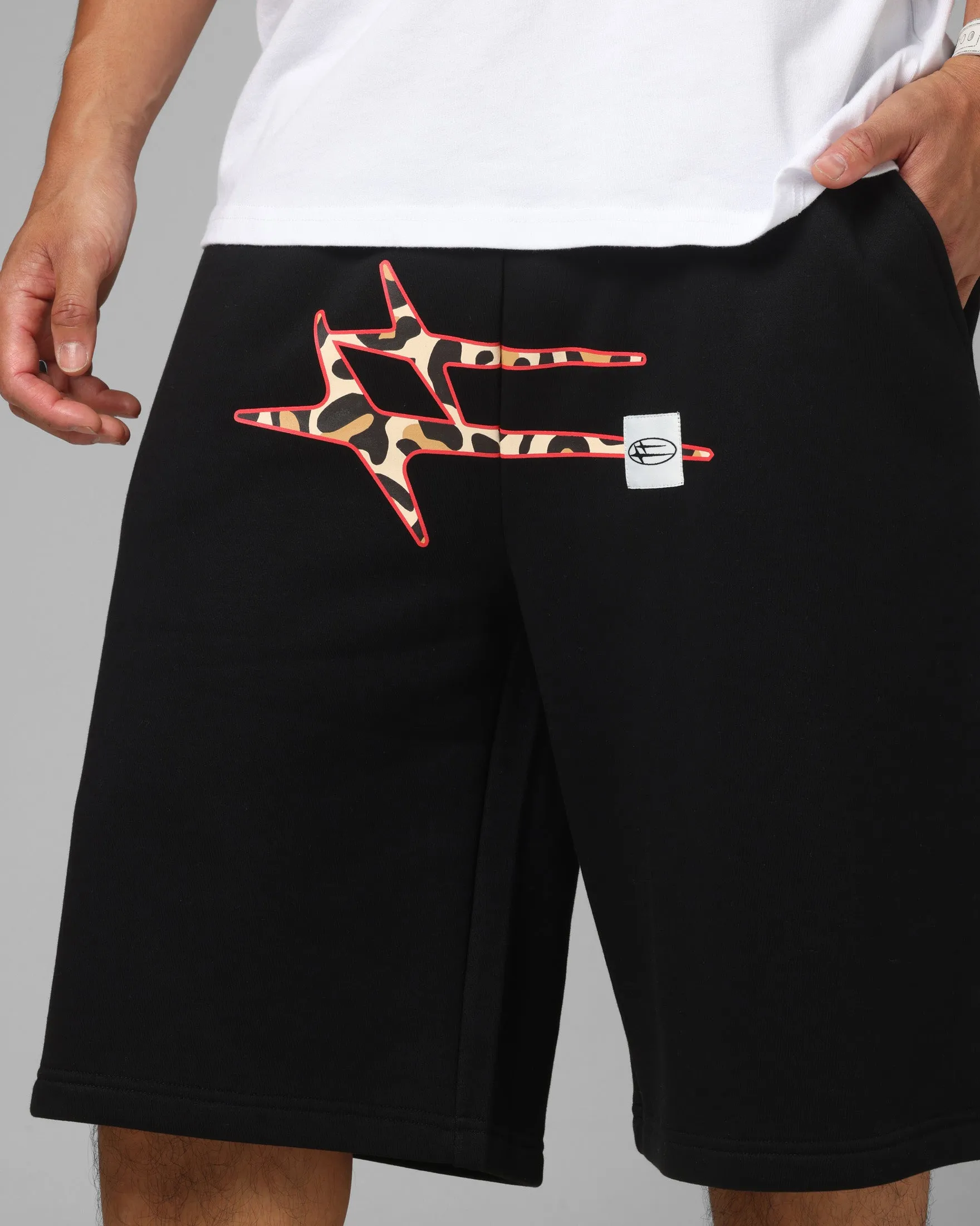 Loiter Hybrid Premium Shorts Black/Leopard sold by Culture Kings product image thumbnail 3