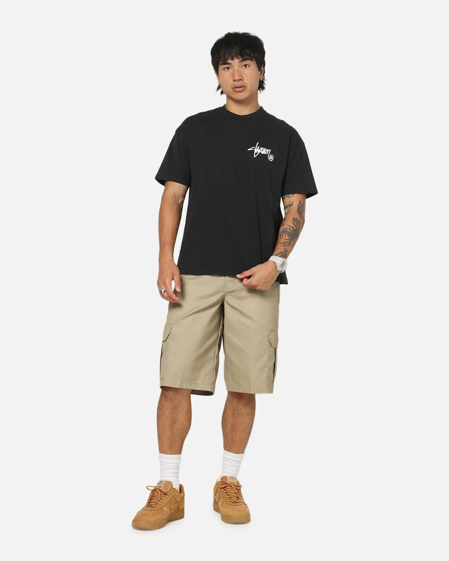 S Double Shawn Script T-Shirt Black sold by Culture Kings product image thumbnail 4