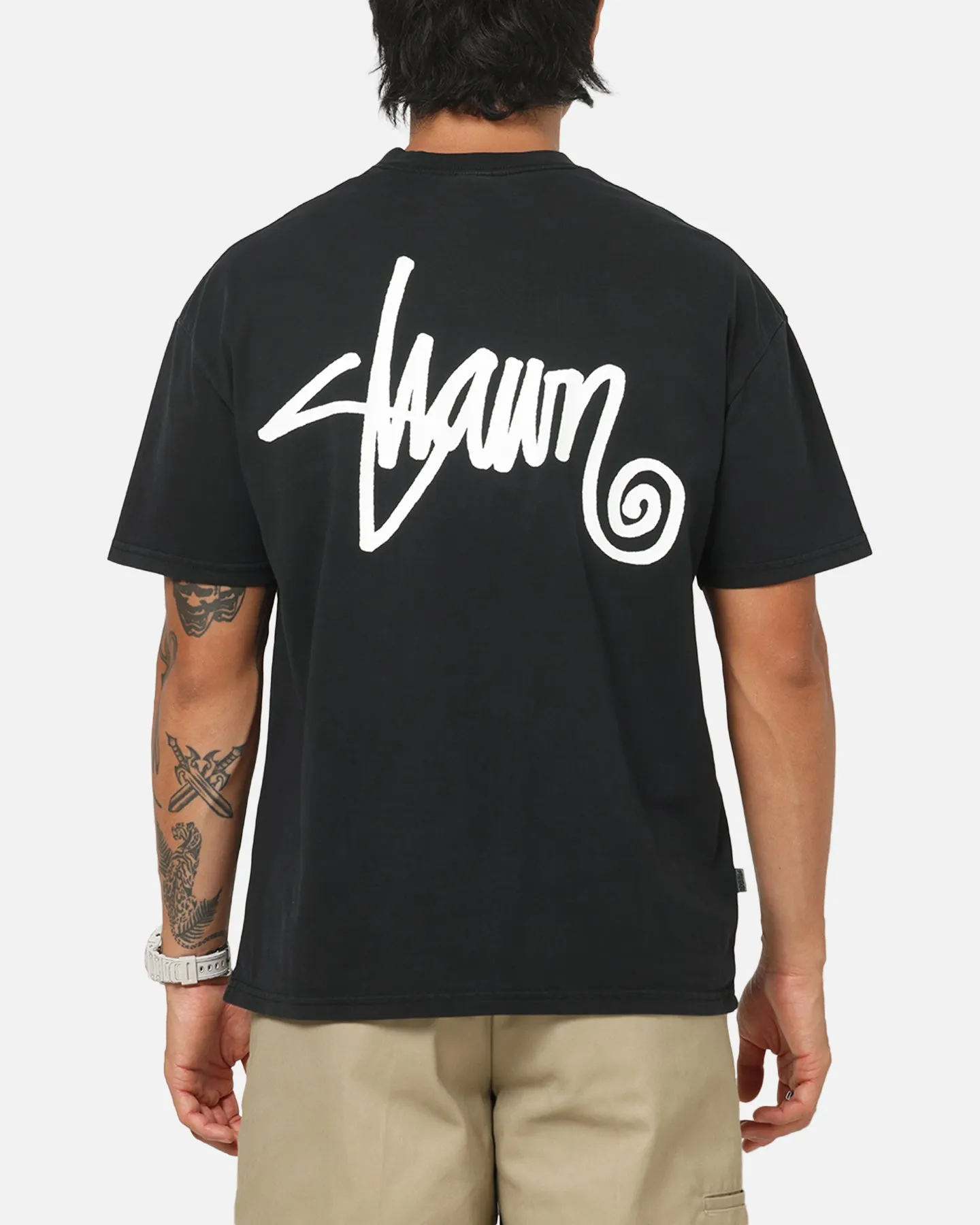 S Double Shawn Script T-Shirt Black sold by Culture Kings