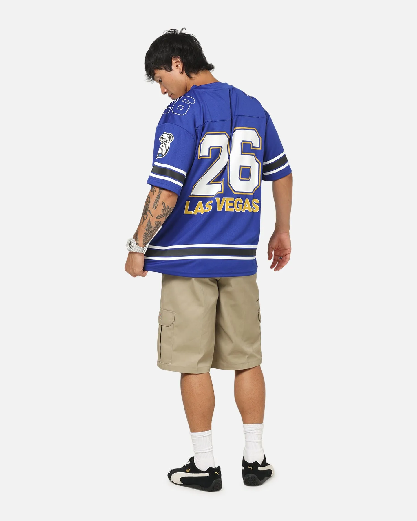 Bleacher Athletic Canterbury-Bankstown Bulldogs NRL Vegas Round 2026 Jersey Blue sold by Culture Kings product image thumbnail 4