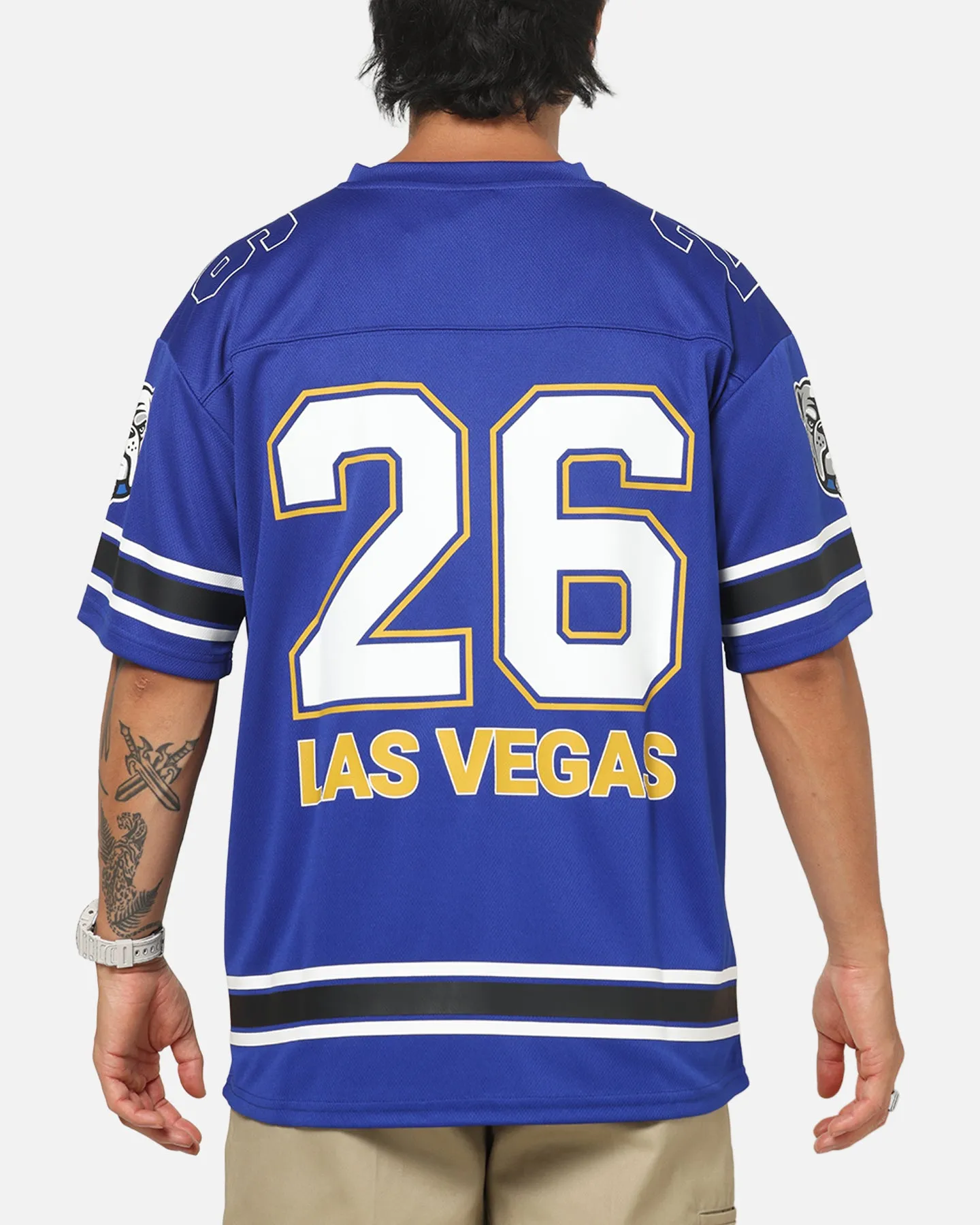 Bleacher Athletic Canterbury-Bankstown Bulldogs NRL Vegas Round 2026 Jersey Blue sold by Culture Kings product image thumbnail 2