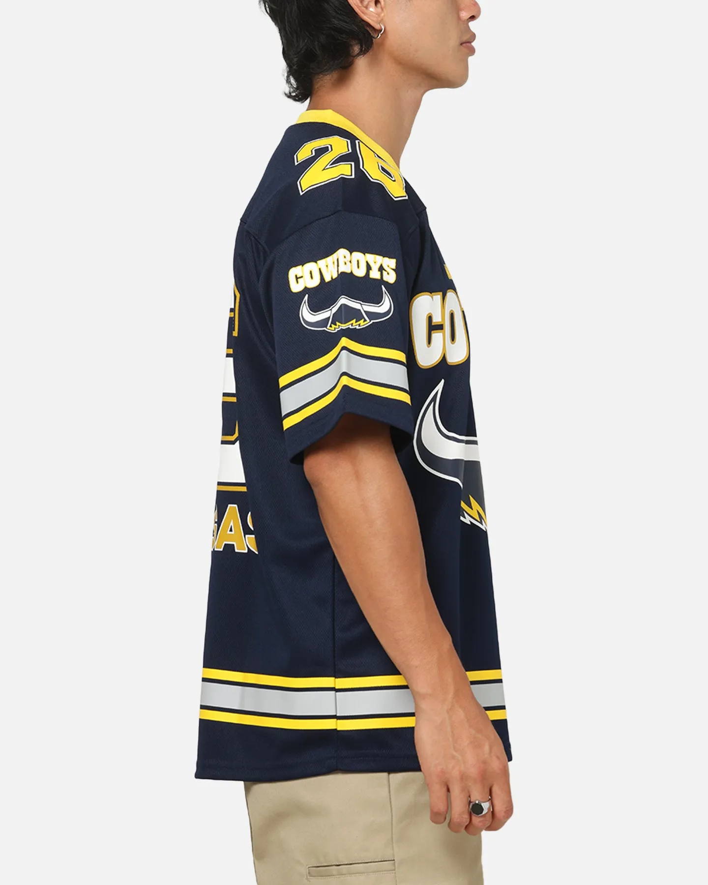 Bleacher Athletic North Queensland Cowboys NRL Vegas Round 2026 Jersey Navy sold by Culture Kings product image thumbnail 5
