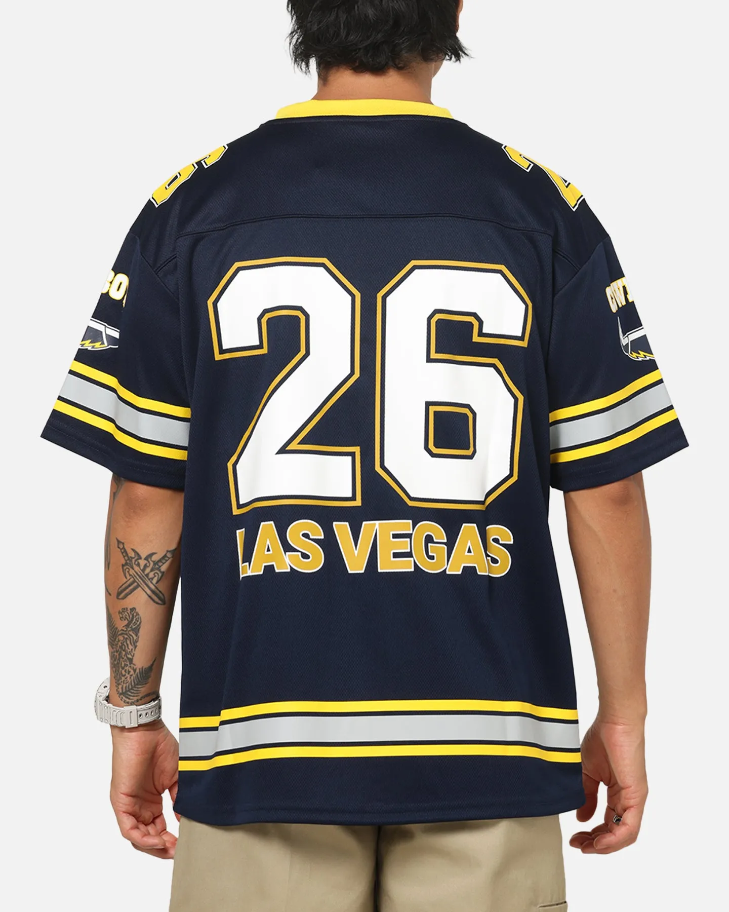 Bleacher Athletic North Queensland Cowboys NRL Vegas Round 2026 Jersey Navy sold by Culture Kings product image thumbnail 2