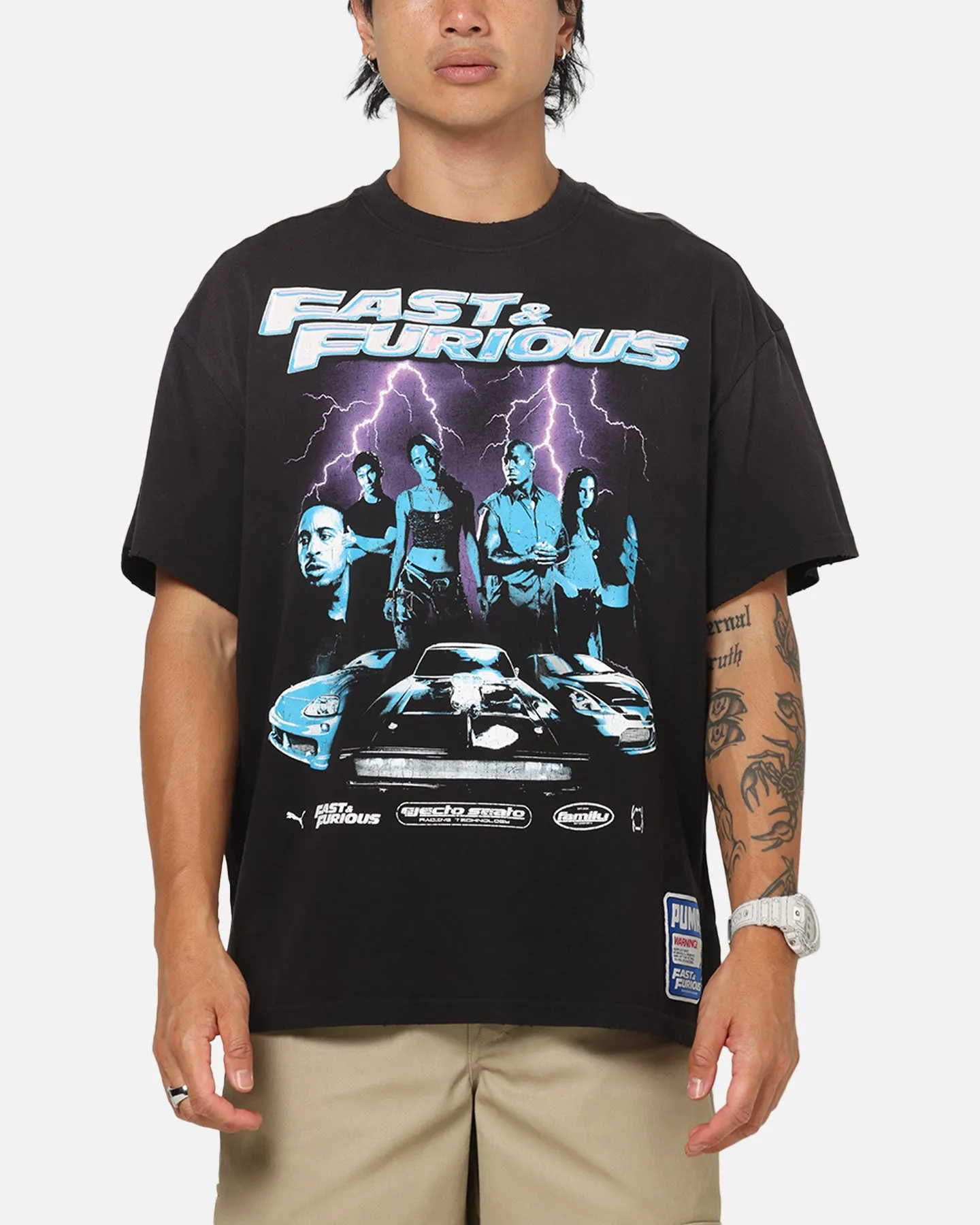 Puma X Fast & Furious II Basketball T-Shirt Black sold by Culture Kings