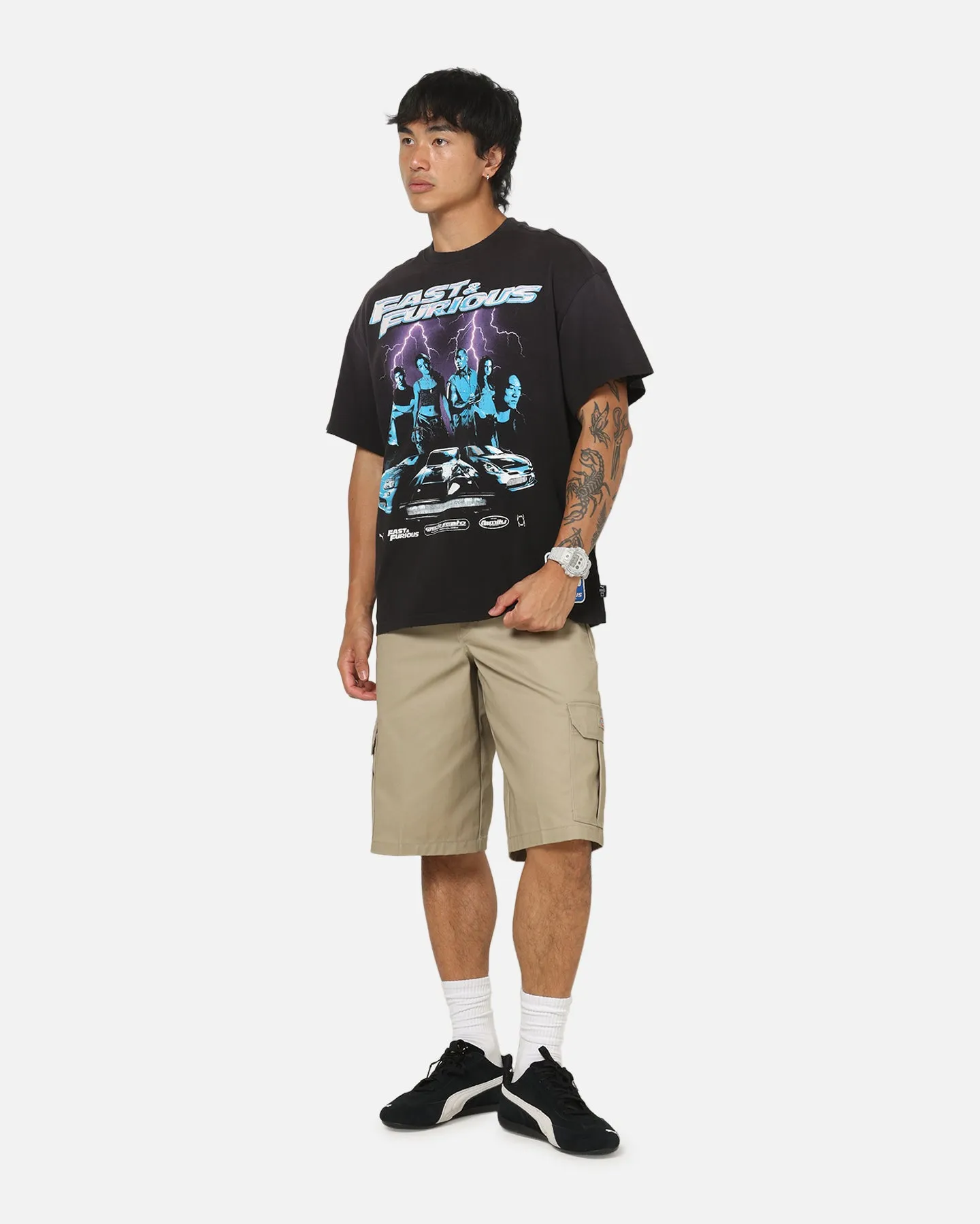 Puma X Fast & Furious II Basketball T-Shirt Black sold by Culture Kings product image thumbnail 2