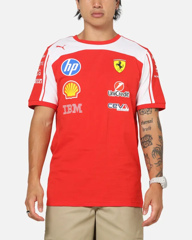 Puma X Scuderia Ferrari Replica T-Shirt Red sold by Culture Kings