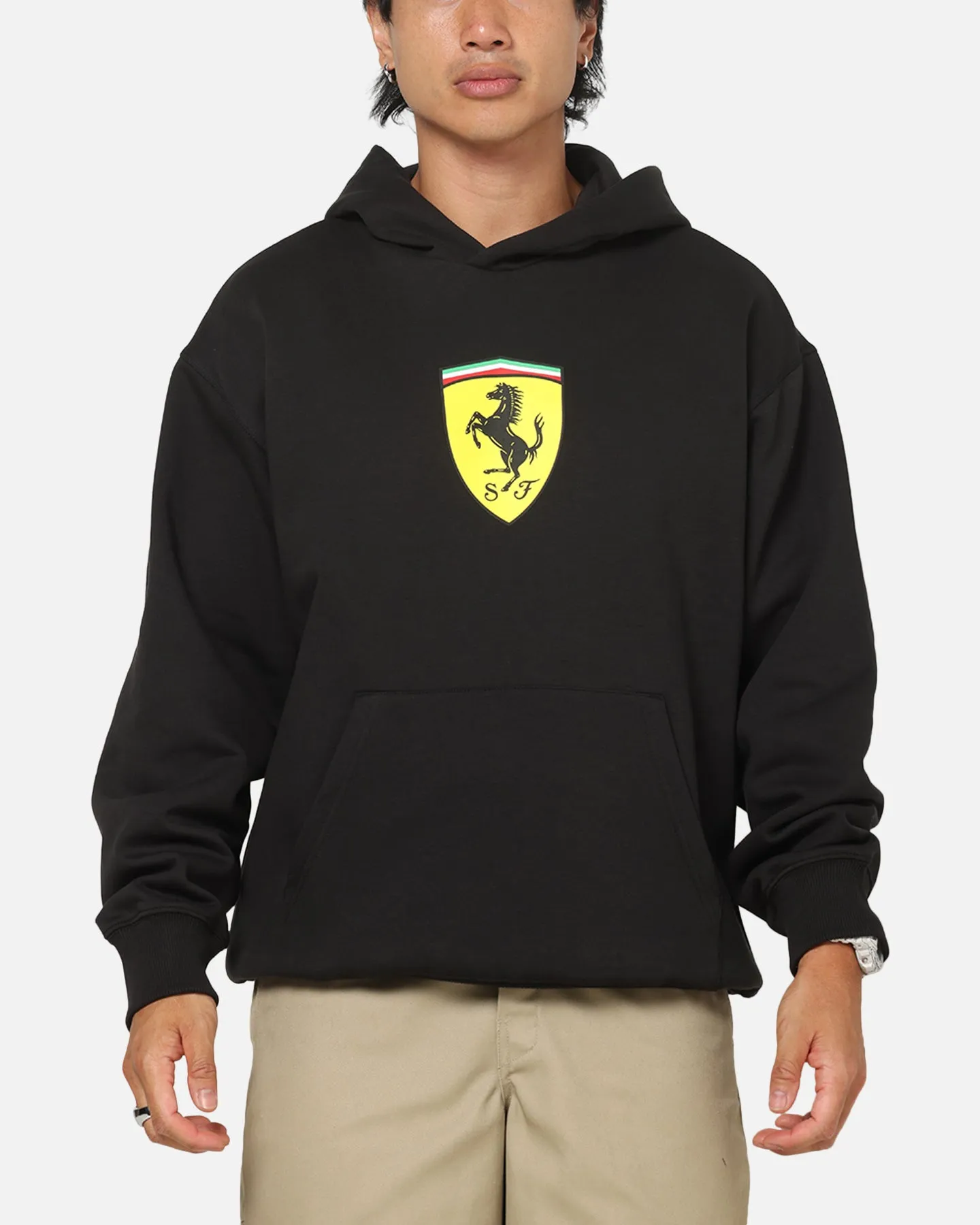 Puma X Scuderia Ferrari Shield Hoodie Black sold by Culture Kings