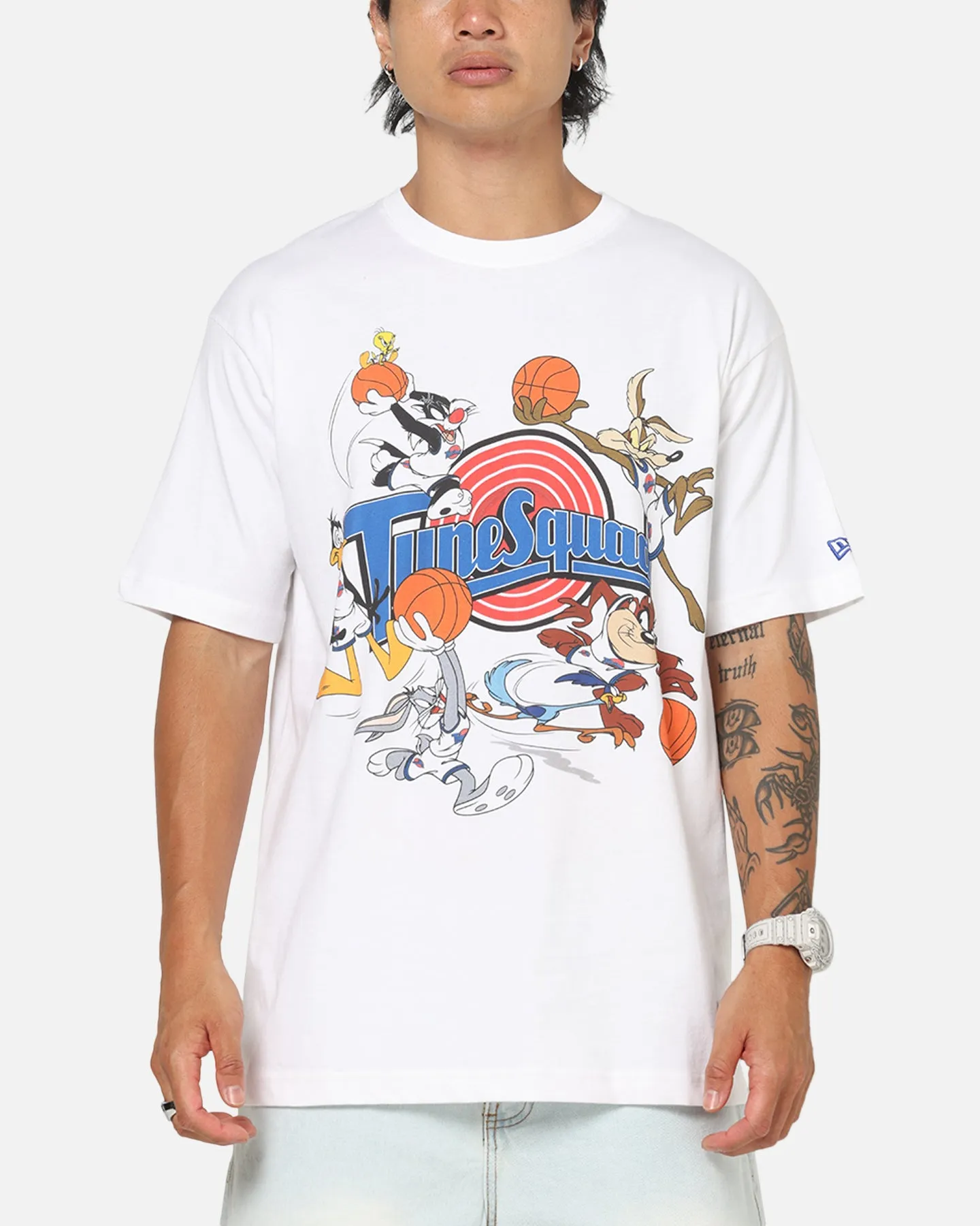 New Era X Space Jam Tune Squad T-Shirt White sold by Culture Kings