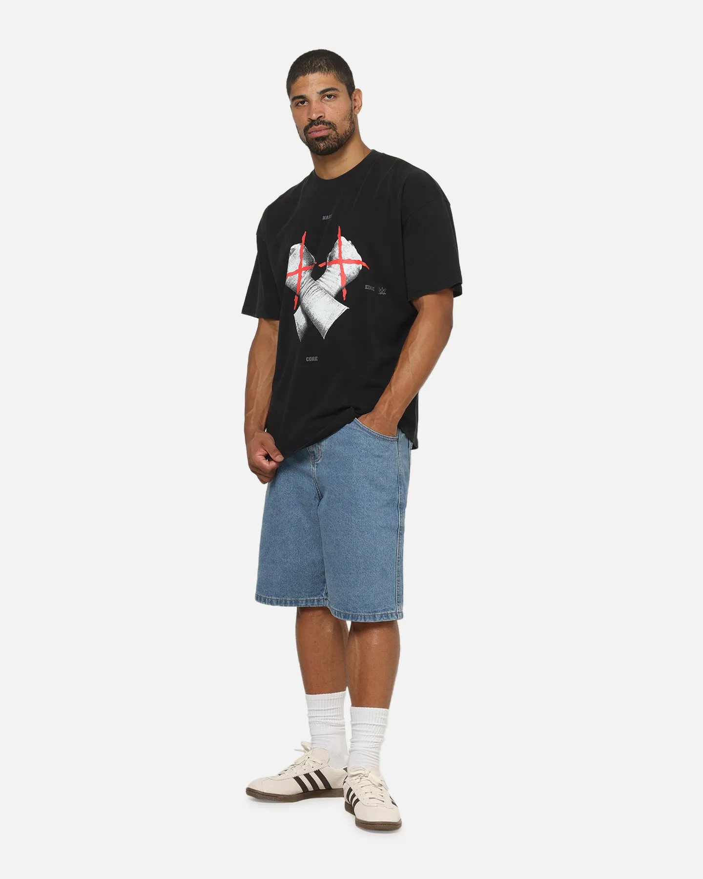 73Studio X WWE CM Punk My Life Rules Vintage T-Shirt Black Acidwash sold by Culture Kings product image thumbnail 3