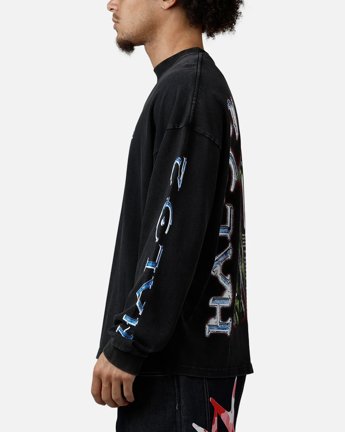 73Studio X Halo 2 Long Sleeve T-Shirt Black Acidwash sold by Culture Kings product image thumbnail 5