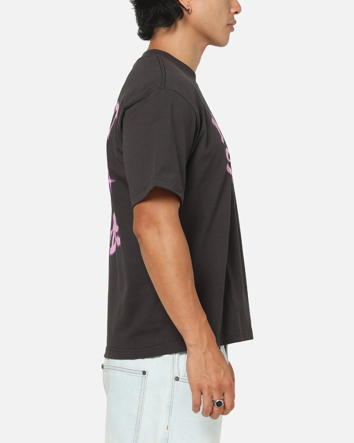 Market Smiley Old School T-Shirt Washed Black sold by Culture Kings product image thumbnail 5