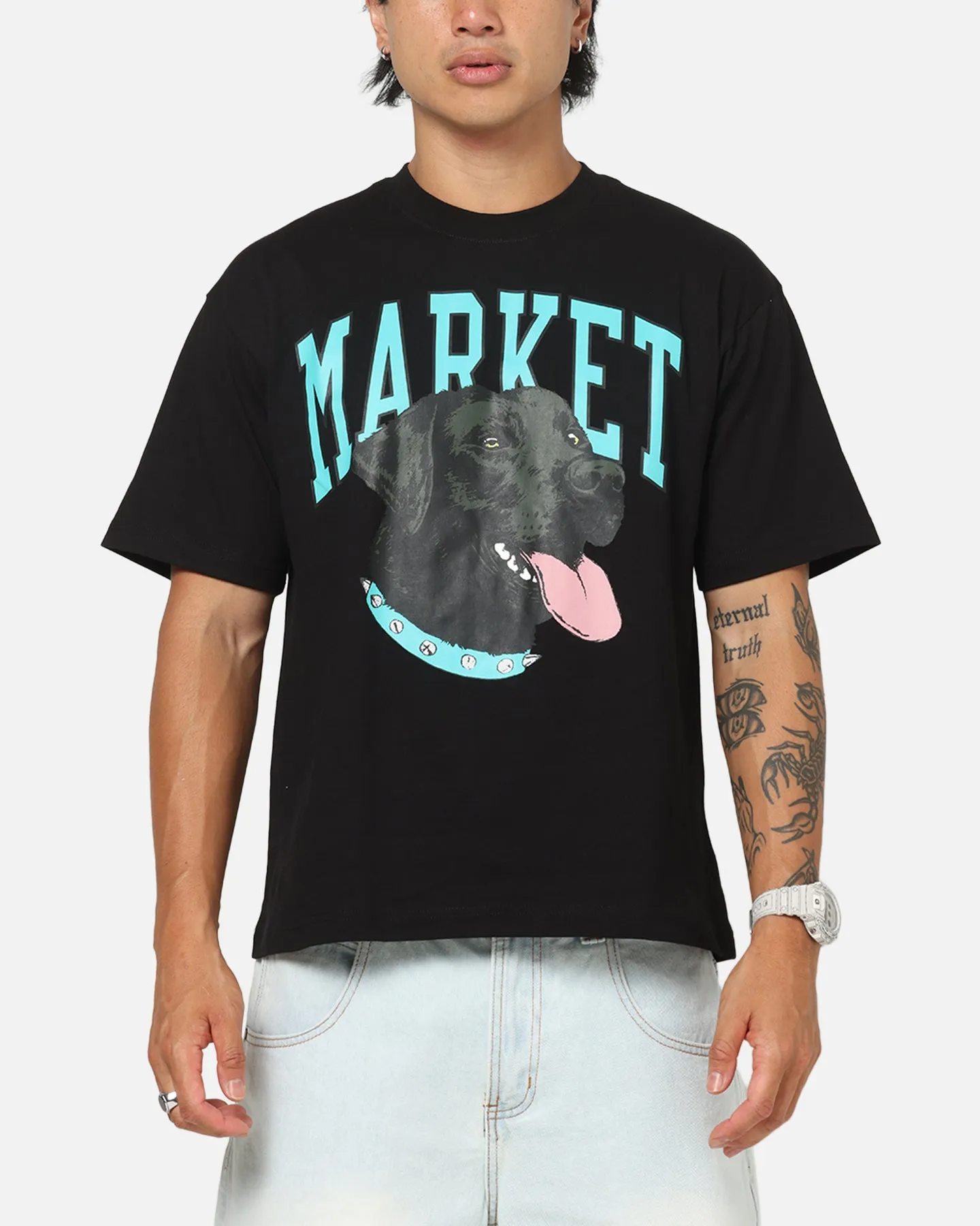 Market Black Lab Arc T-Shirt Black sold by Culture Kings