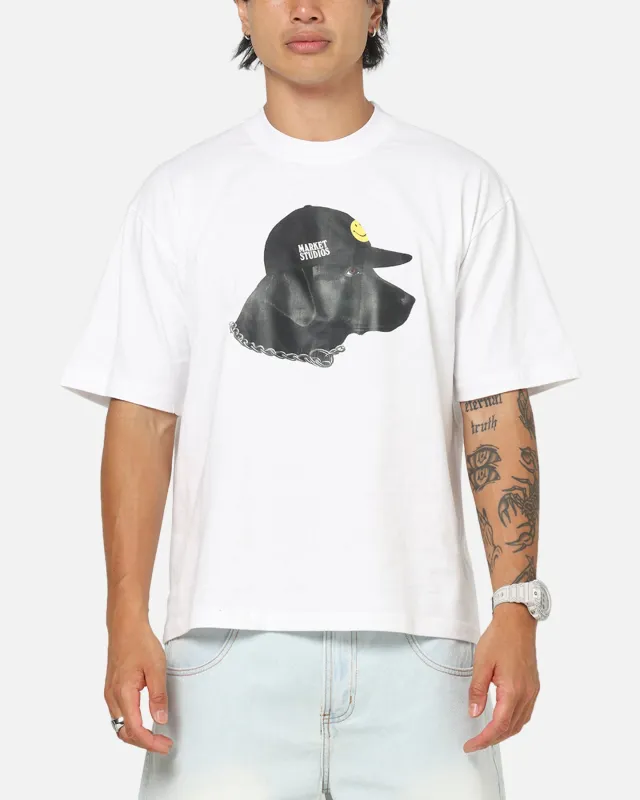Market Smiley Dog Got Style T-Shirt White sold by Culture Kings
