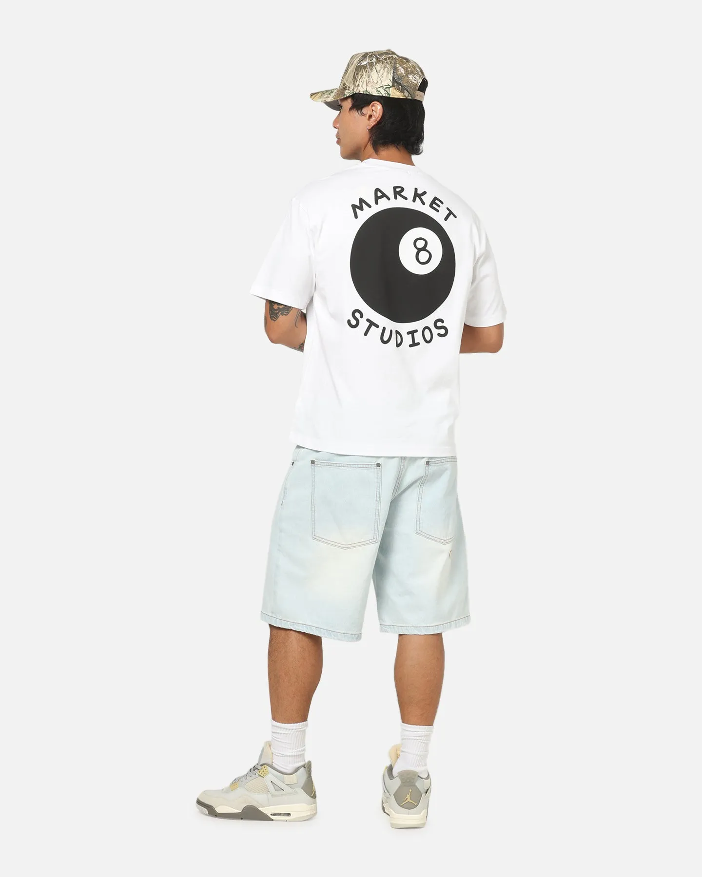 Market Eight Ball T-Shirt White sold by Culture Kings product image thumbnail 3