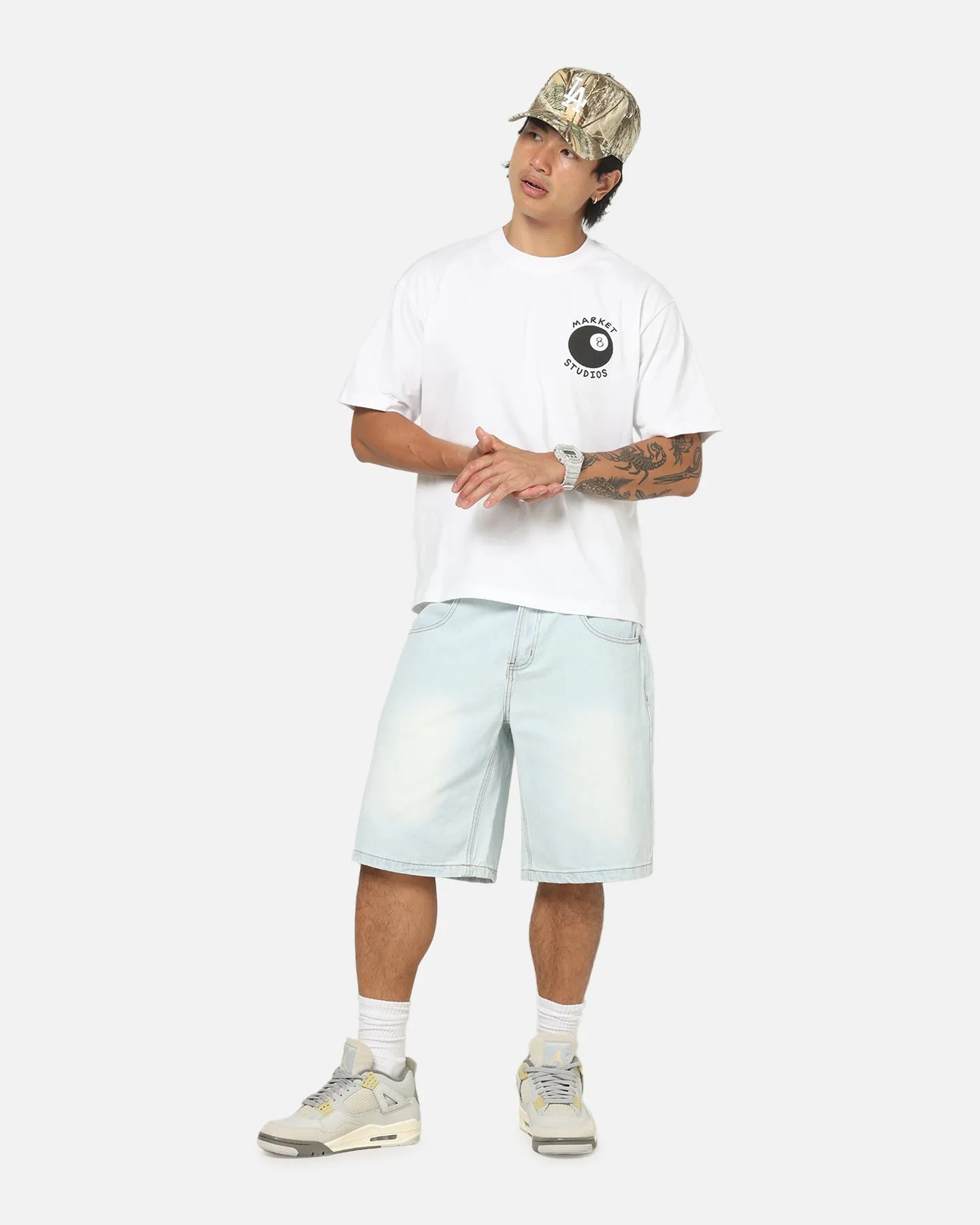 Market Eight Ball T-Shirt White sold by Culture Kings product image thumbnail 4