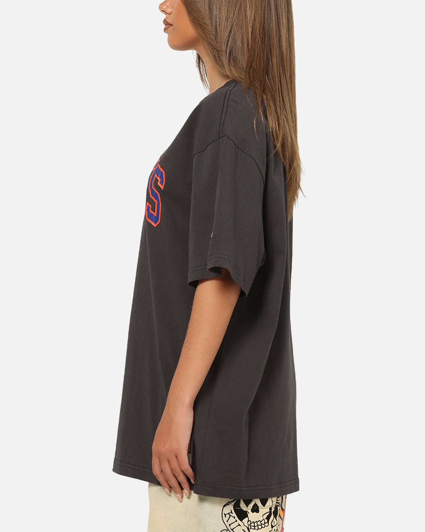 Mitchell & Ness New York Knicks Arch T-Shirt Washed Black sold by Culture Kings product image thumbnail 5