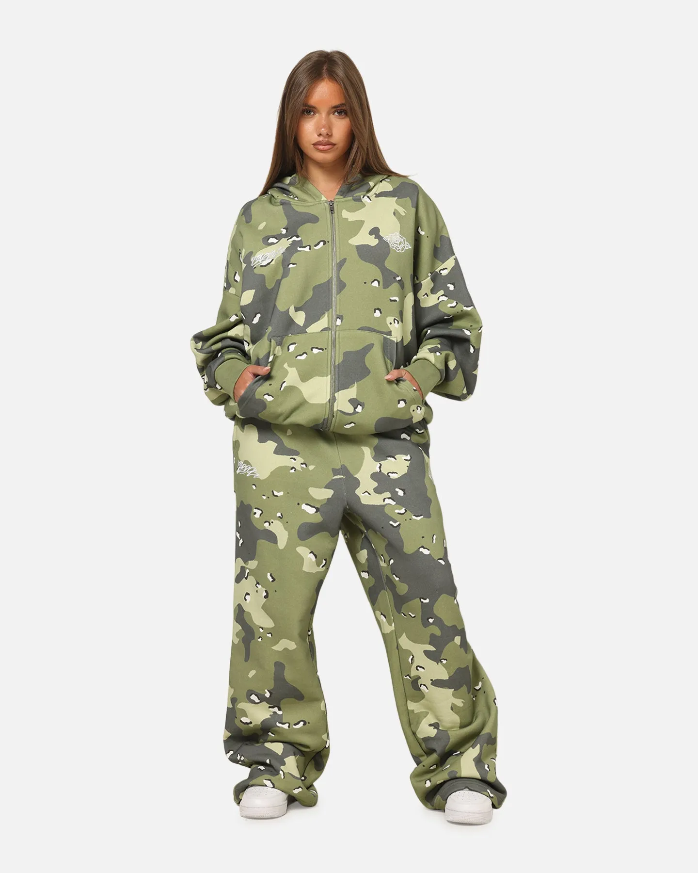 Carre Sideline Trackpants Green Camo sold by Culture Kings product image thumbnail 2