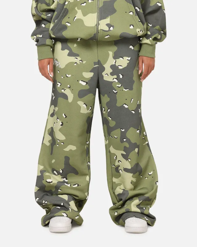 Carre Sideline Trackpants Green Camo sold by Culture Kings