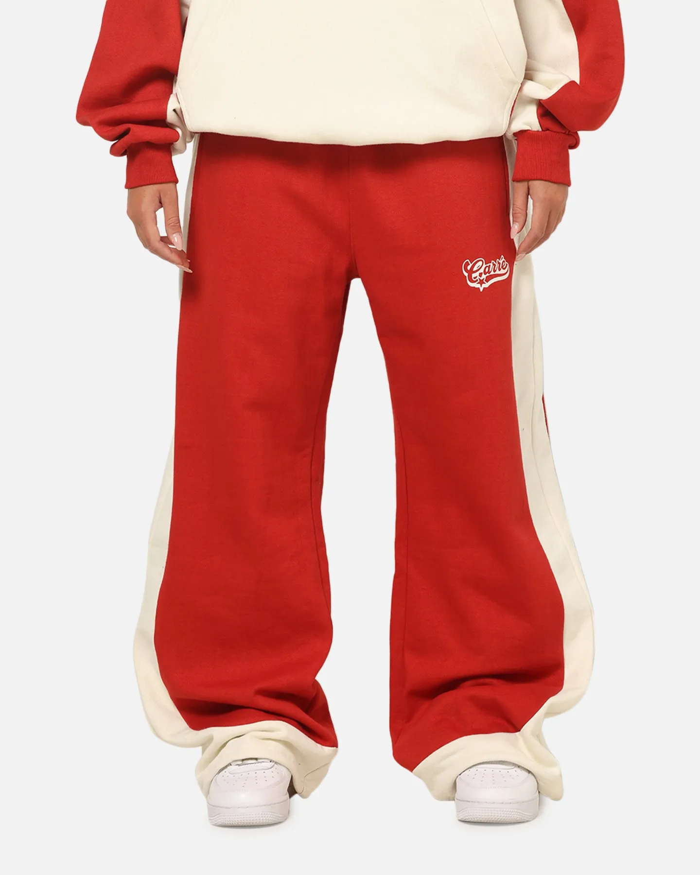 Carre Sport C Trackpants Red/Off White sold by Culture Kings