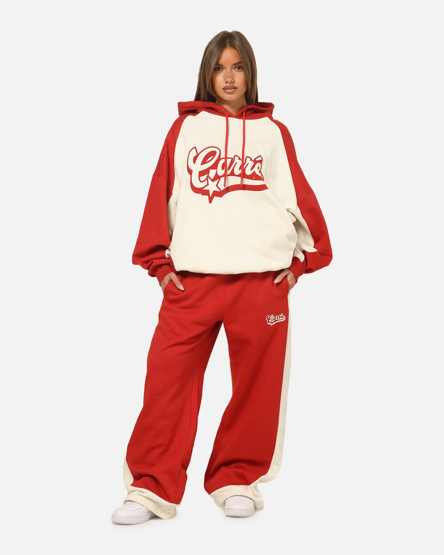Carre Sport C Trackpants Red/Off White sold by Culture Kings product image thumbnail 2