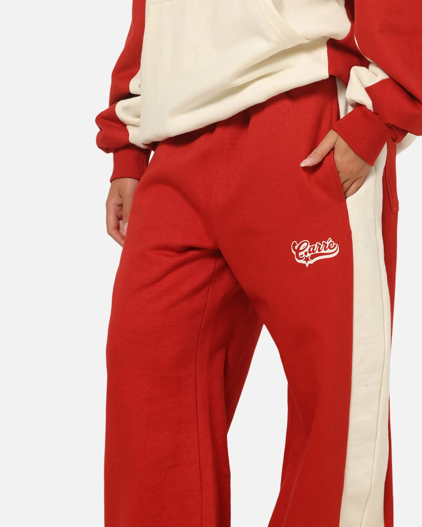 Carre Sport C Trackpants Red/Off White sold by Culture Kings product image thumbnail 3