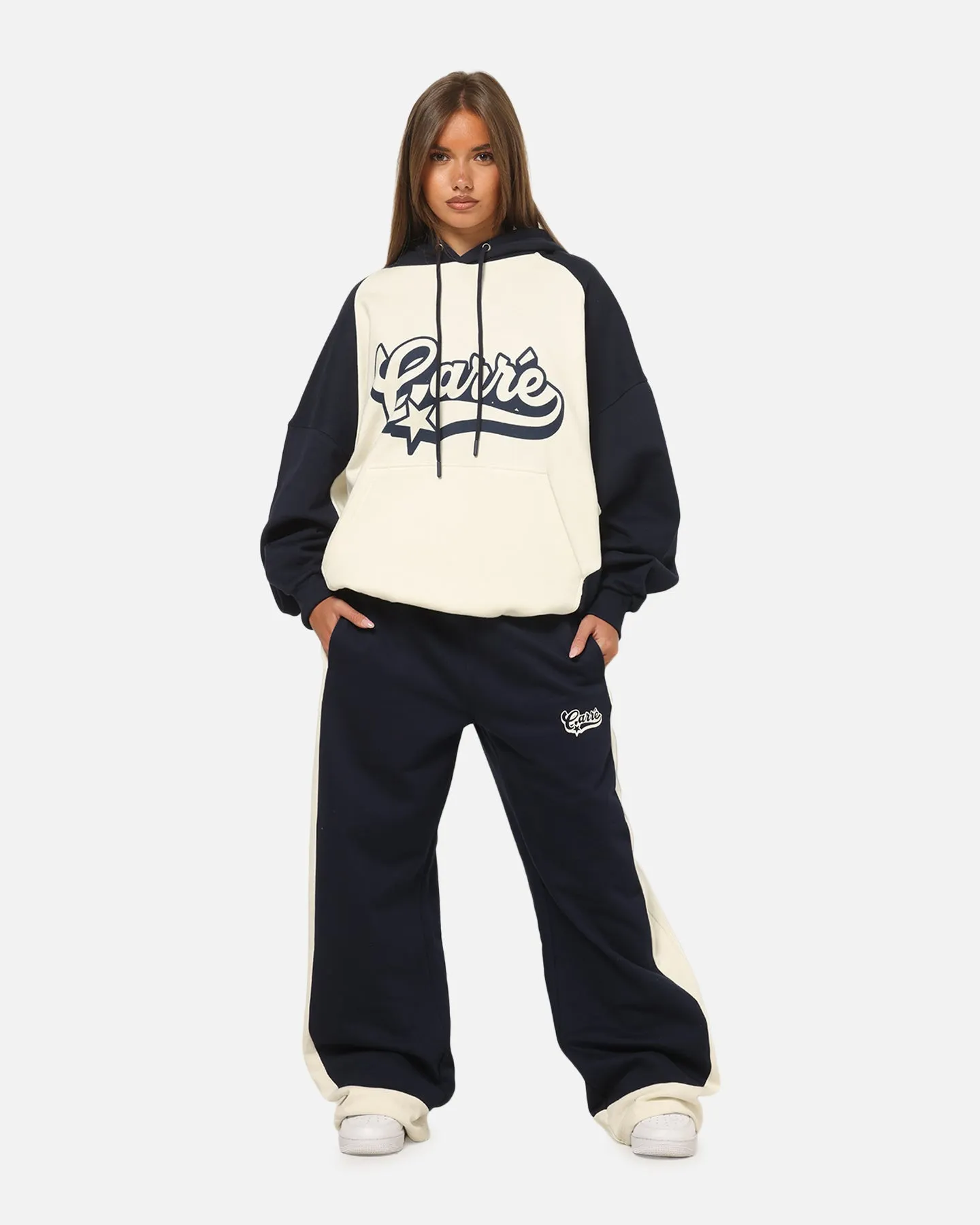 Carre Sport C Hoodie Navy/Off White sold by Culture Kings product image thumbnail 2