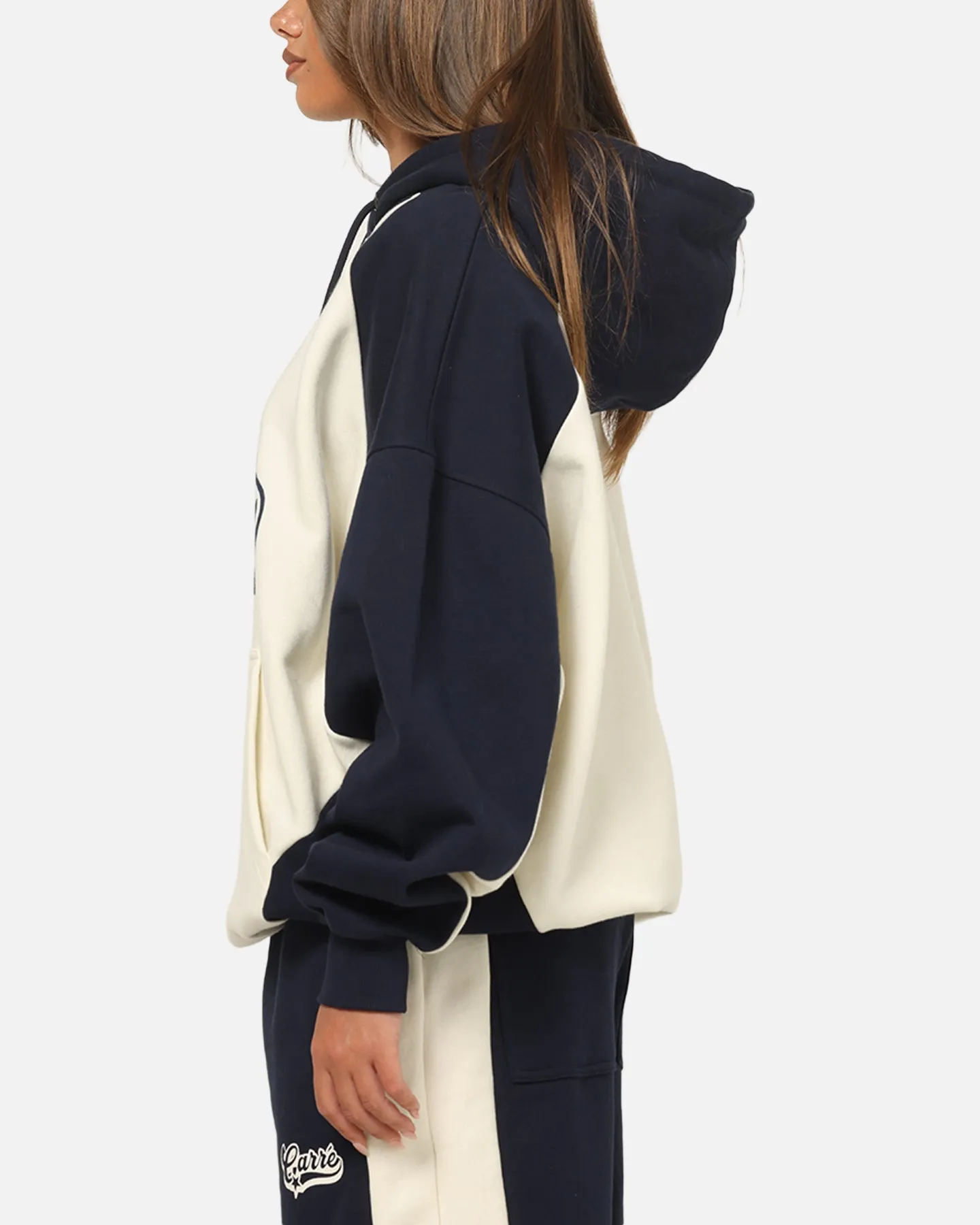 Carre Sport C Hoodie Off White/Navy sold by Culture Kings product image thumbnail 4
