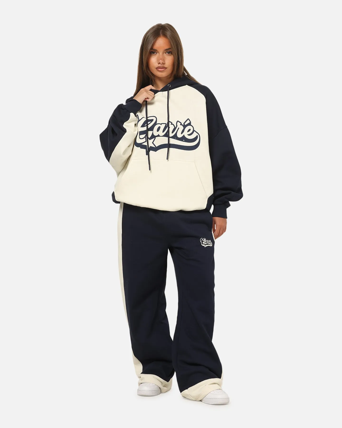 Carre Sport C Hoodie Off White/Navy sold by Culture Kings product image thumbnail 2
