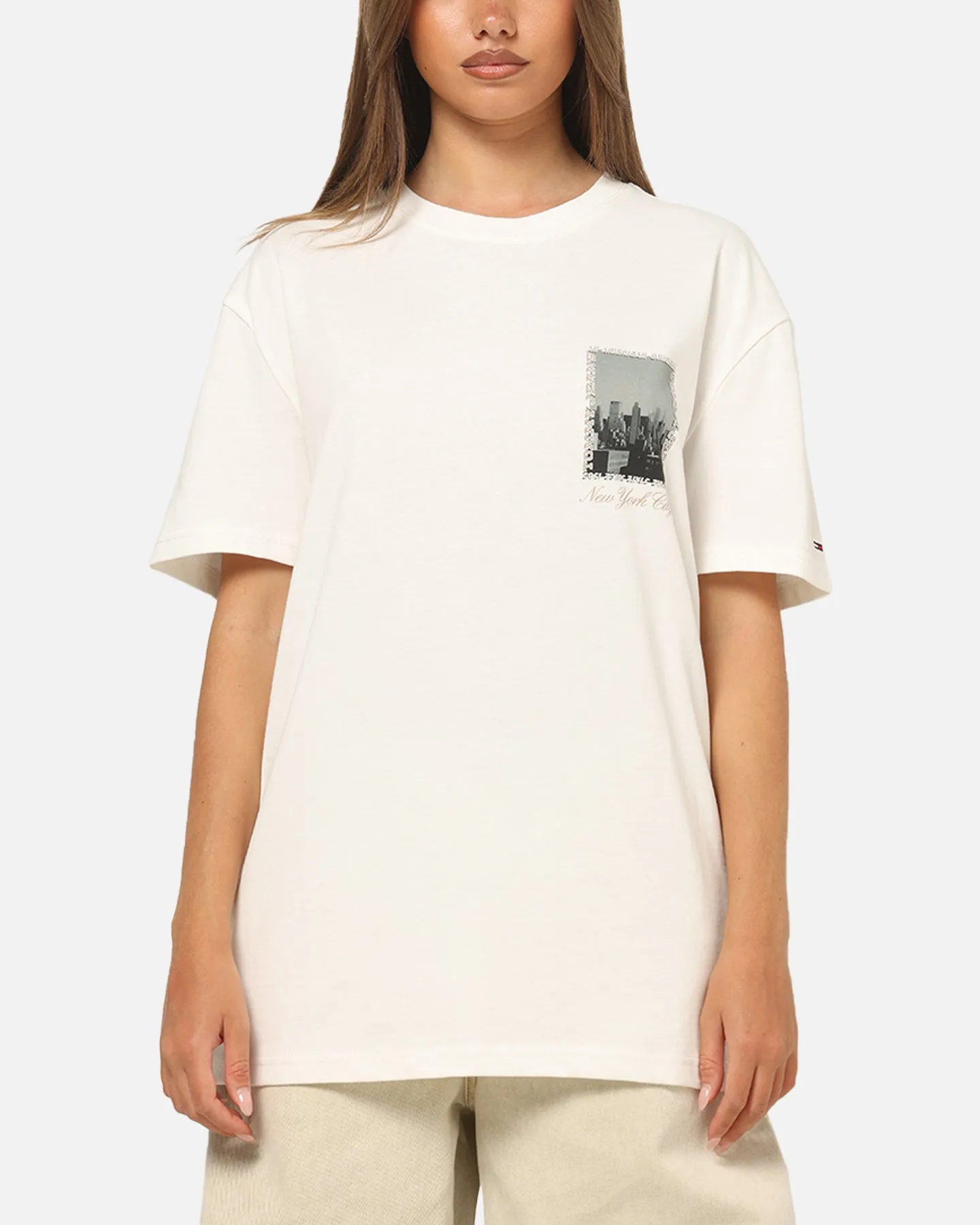 Tommy Jeans Regular Photo T-Shirt Ecru sold by Culture Kings product image thumbnail 2