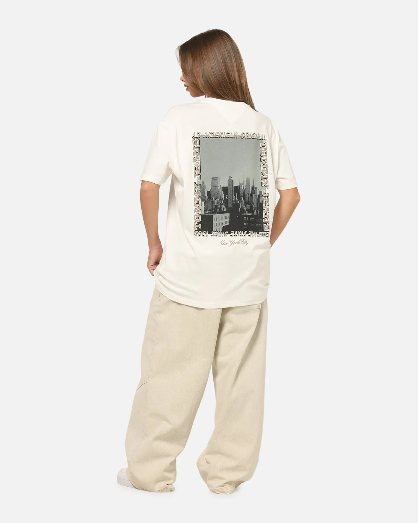 Tommy Jeans Regular Photo T-Shirt Ecru sold by Culture Kings product image thumbnail 3