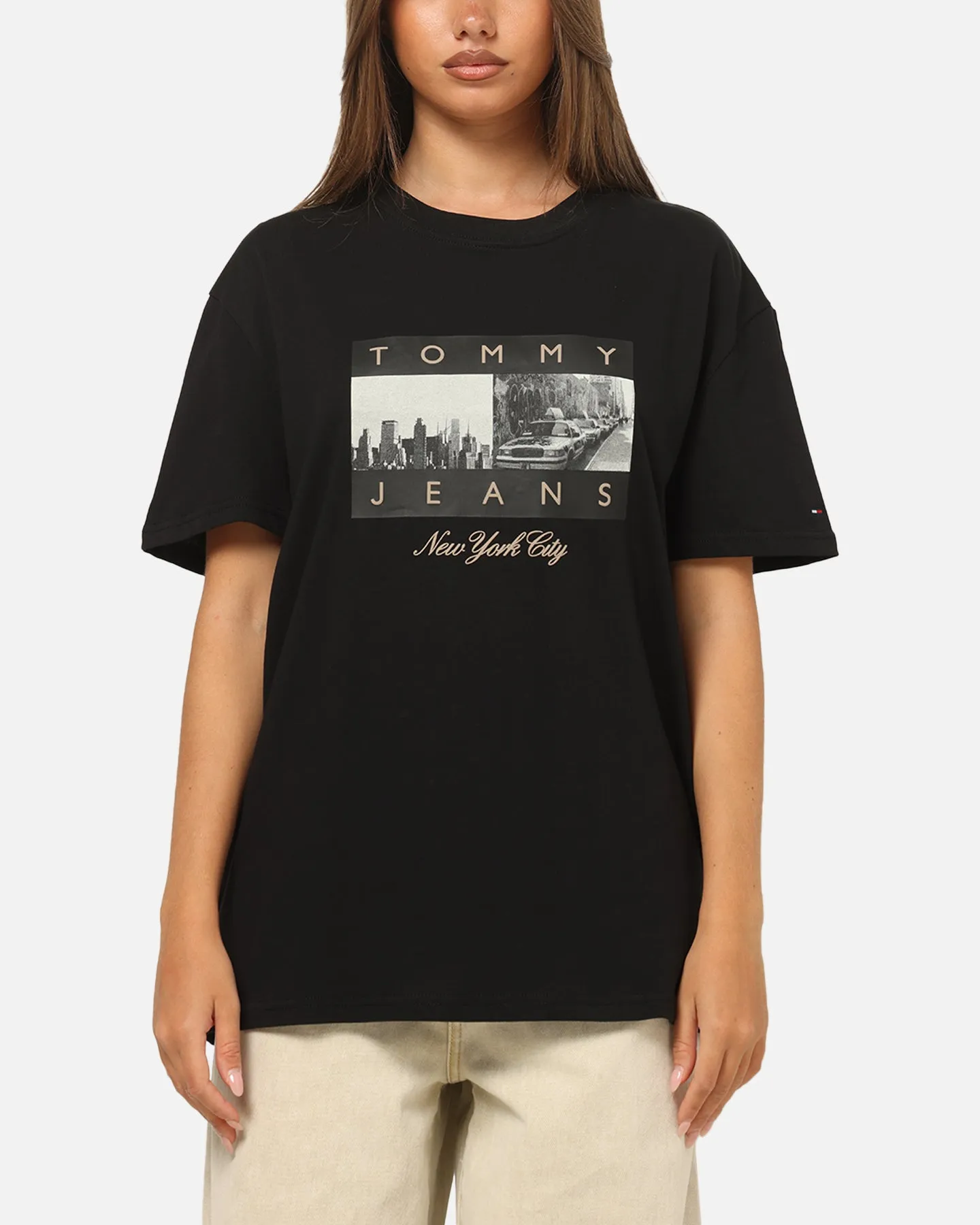 Tommy Jeans Photo Flag T-Shirt Black sold by Culture Kings