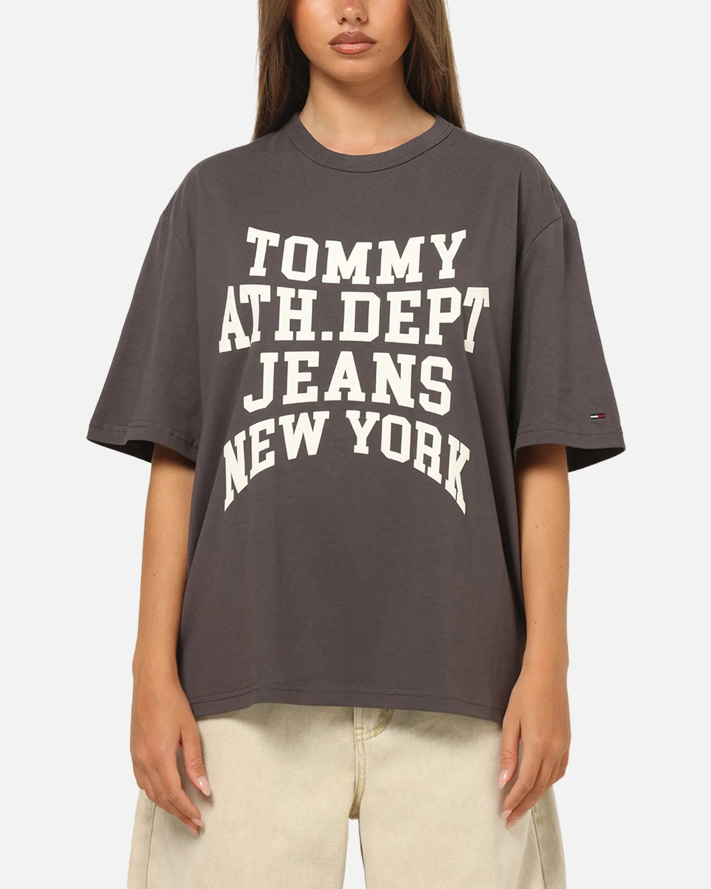 Tommy Jeans Archive Athletic Dept T-Shirt Washed Black sold by Culture Kings