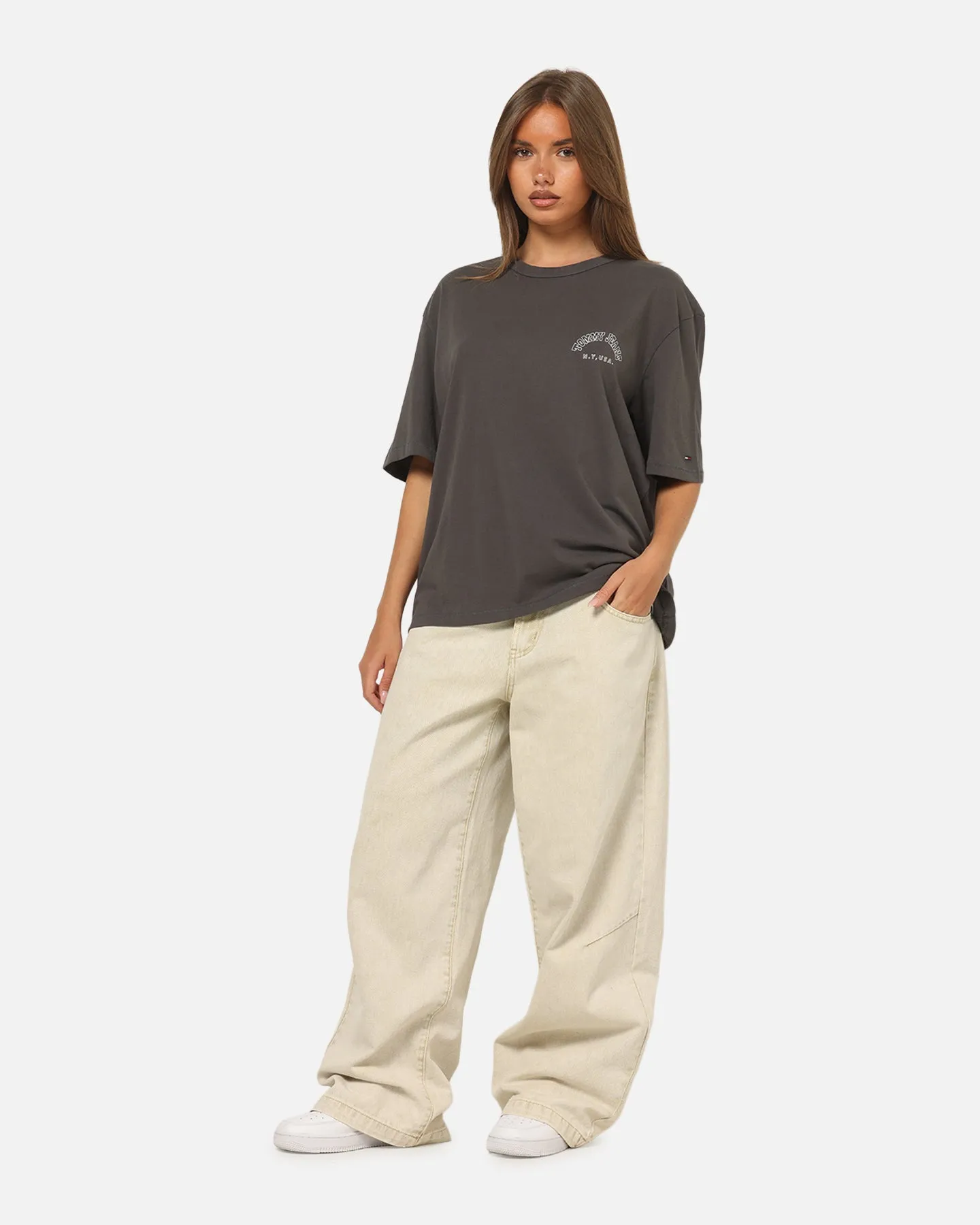 Tommy Jeans Arch Western Backprint T-Shirt Washed Black sold by Culture Kings product image thumbnail 4