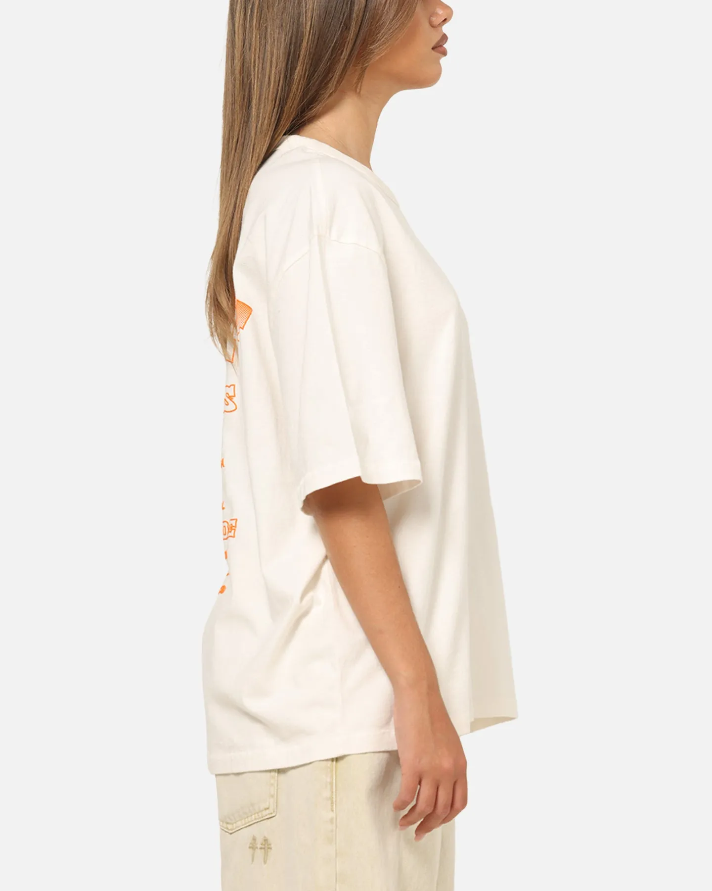 Tommy Jeans Arch Western Backprint T-Shirt Ancient White sold by Culture Kings product image thumbnail 5