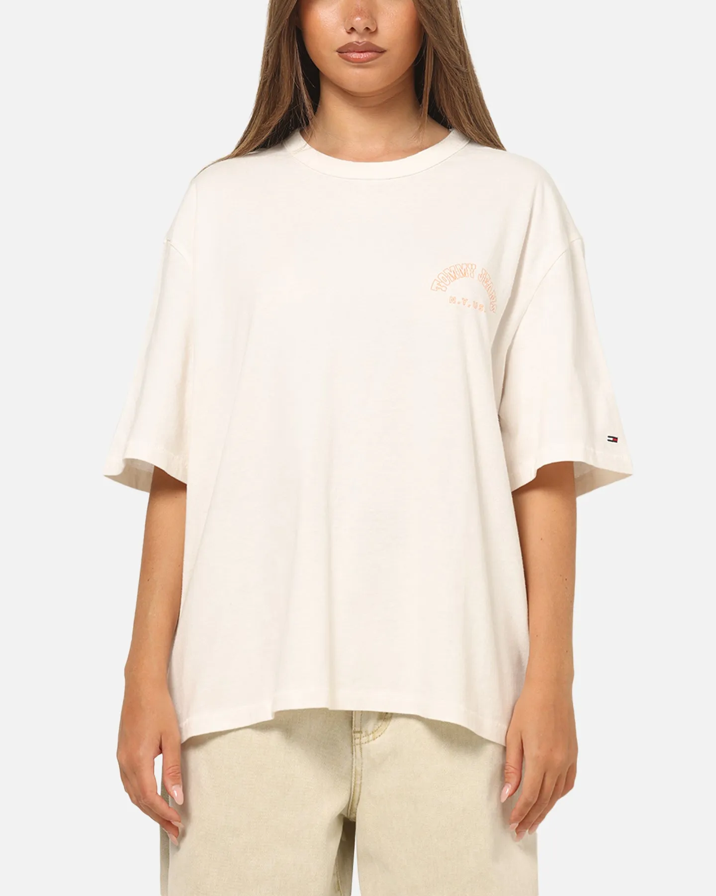 Tommy Jeans Arch Western Backprint T-Shirt Ancient White sold by Culture Kings product image thumbnail 2