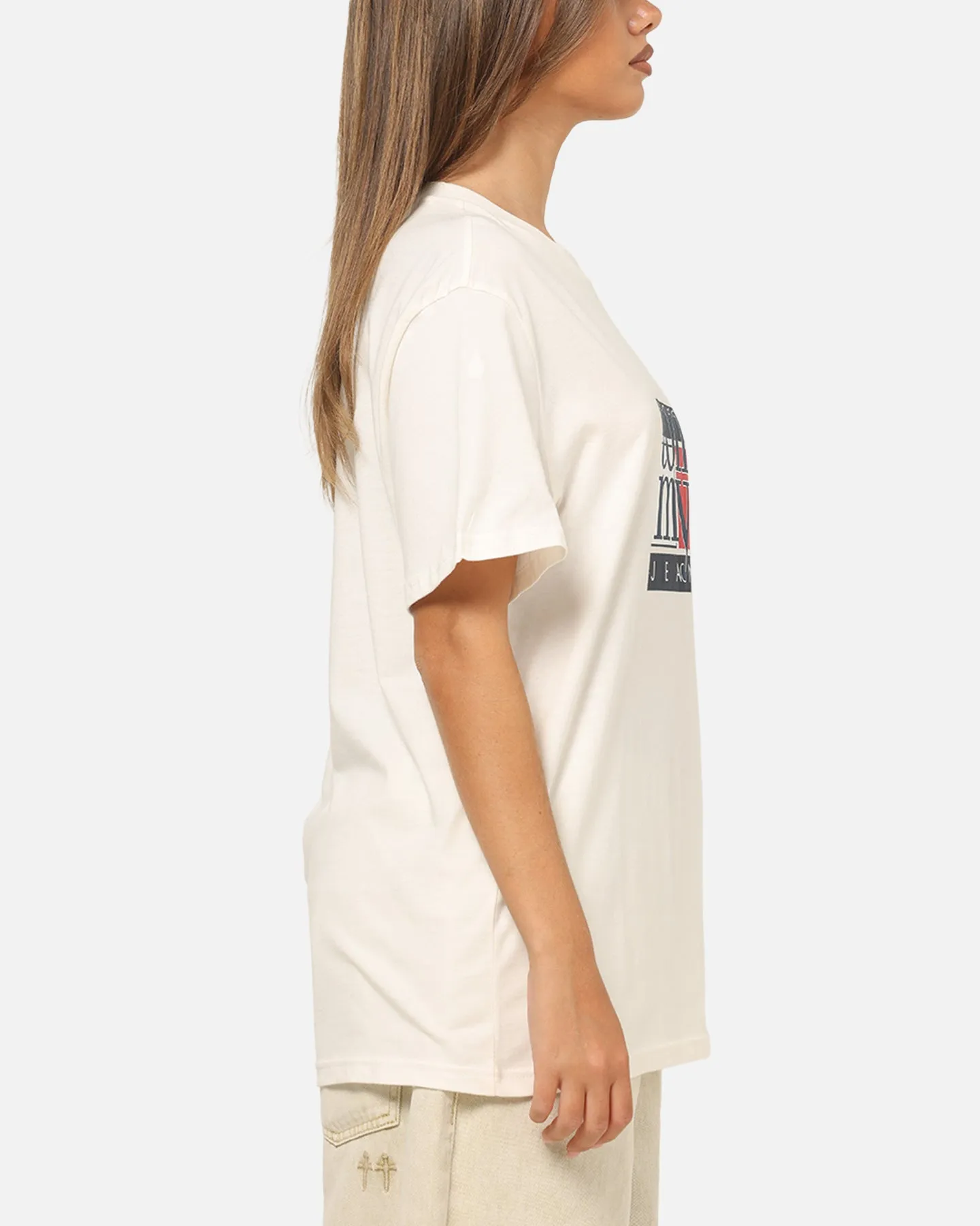 Tommy Jeans Slim RWB Flag T-Shirt Ancient White sold by Culture Kings product image thumbnail 4