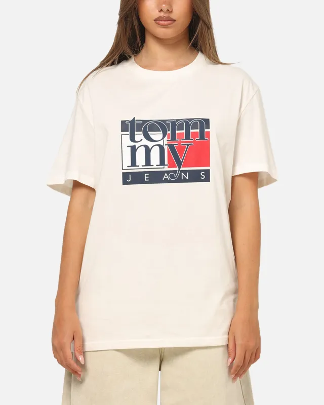 Tommy Jeans Slim RWB Flag T-Shirt Ancient White made by Culture Kings