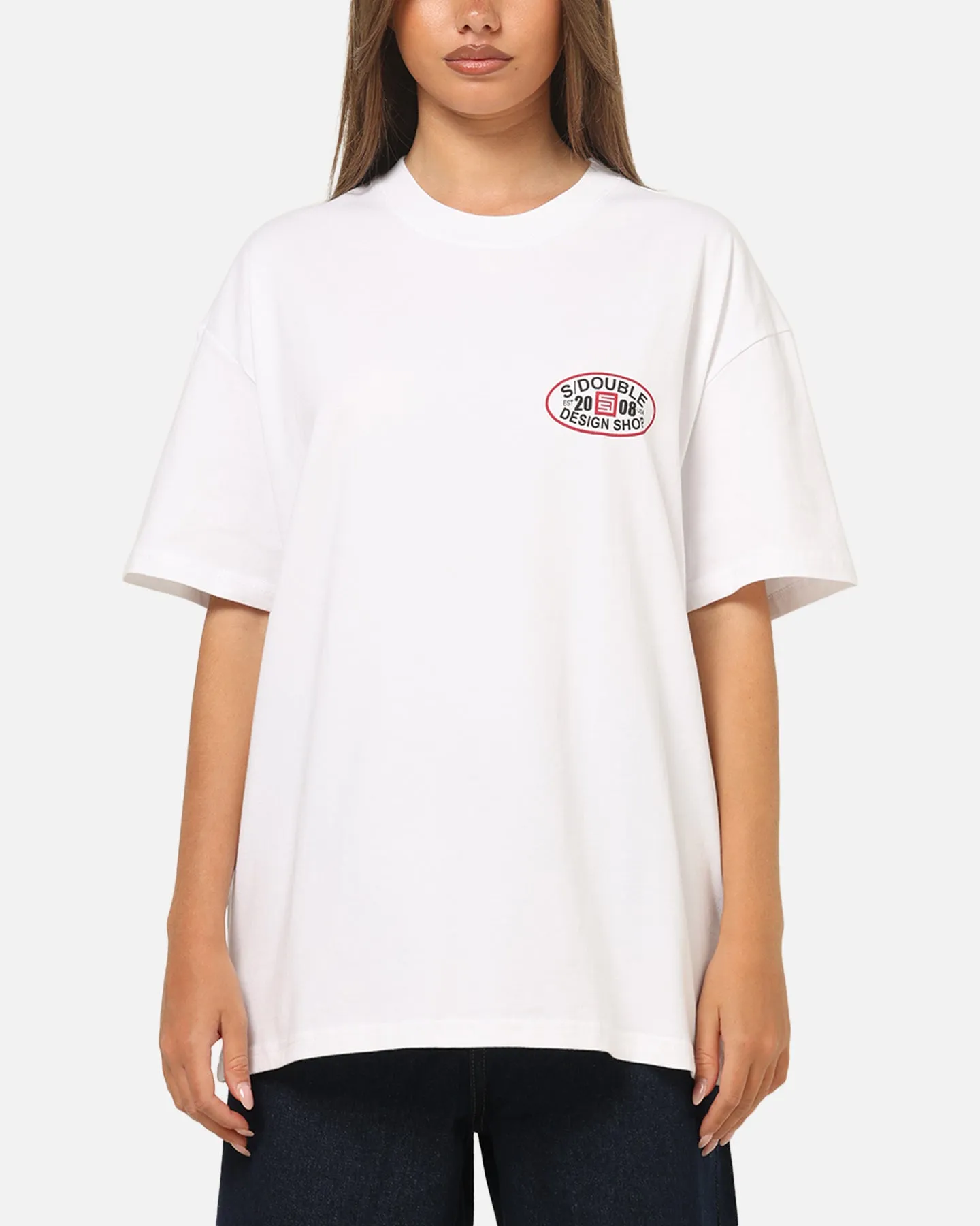S Double Oval T-Shirt White sold by Culture Kings product image thumbnail 2