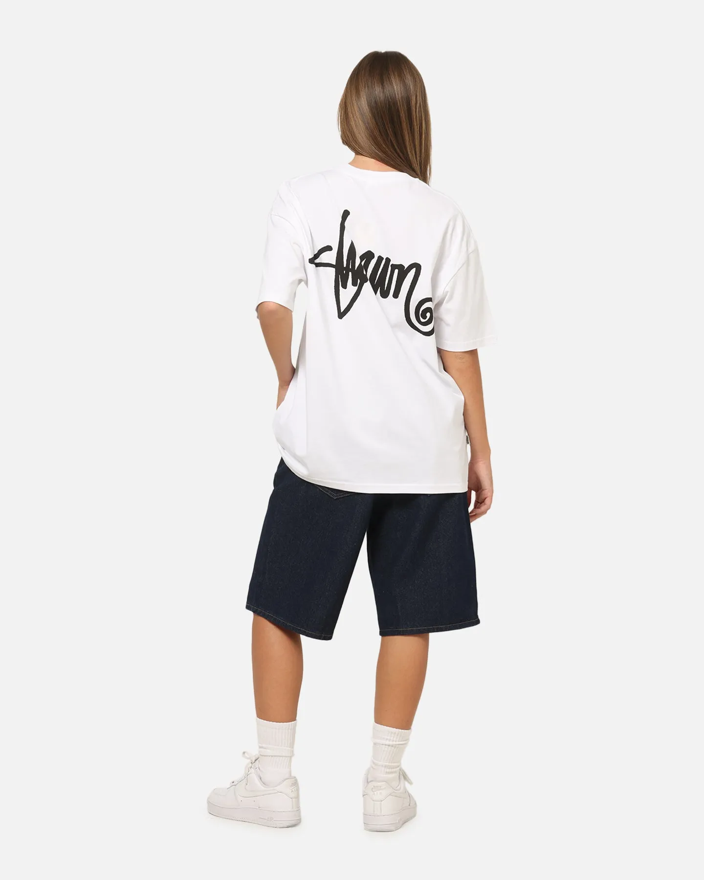 S Double Shawn Script T-Shirt White sold by Culture Kings product image thumbnail 3
