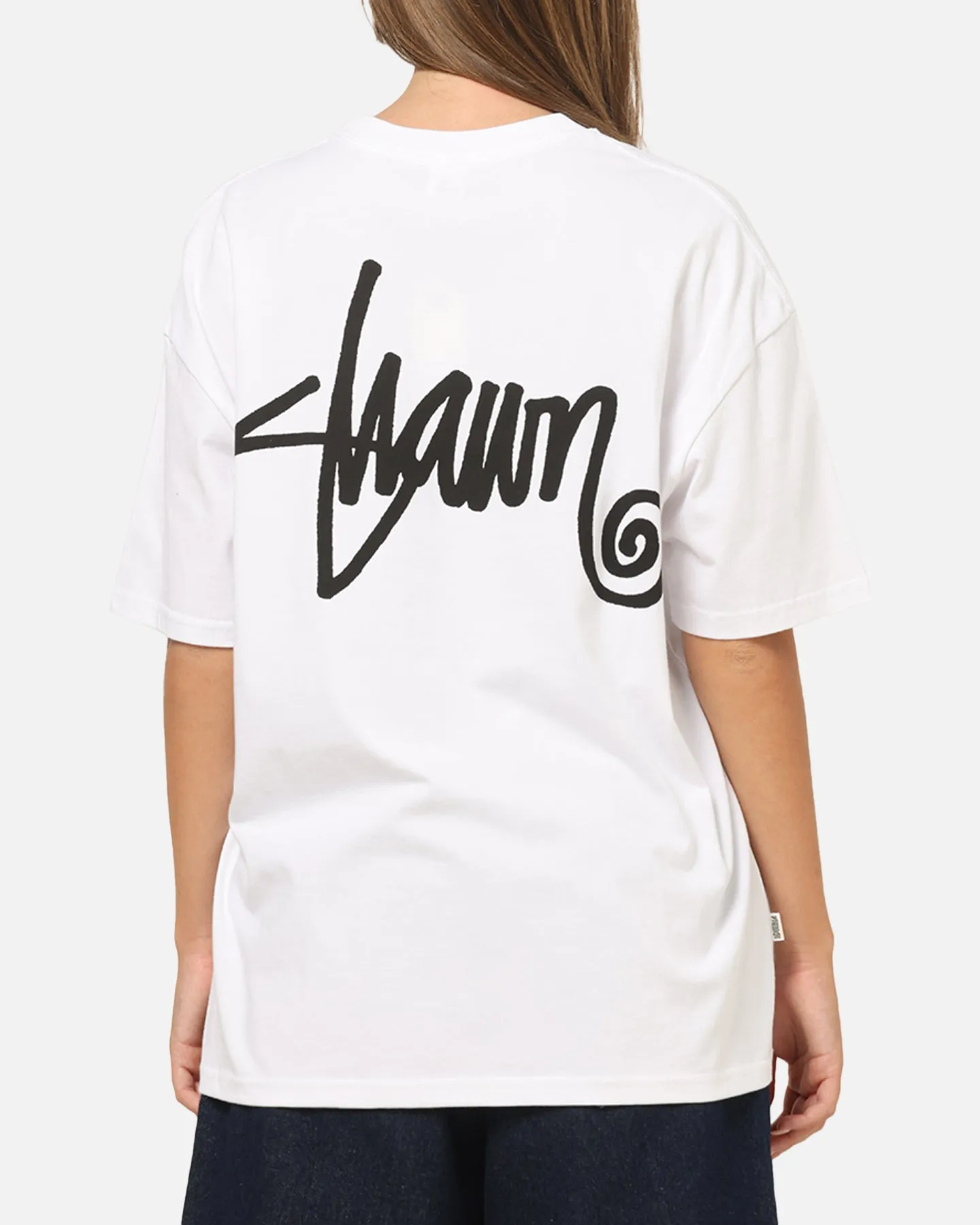 S Double Shawn Script T-Shirt White sold by Culture Kings