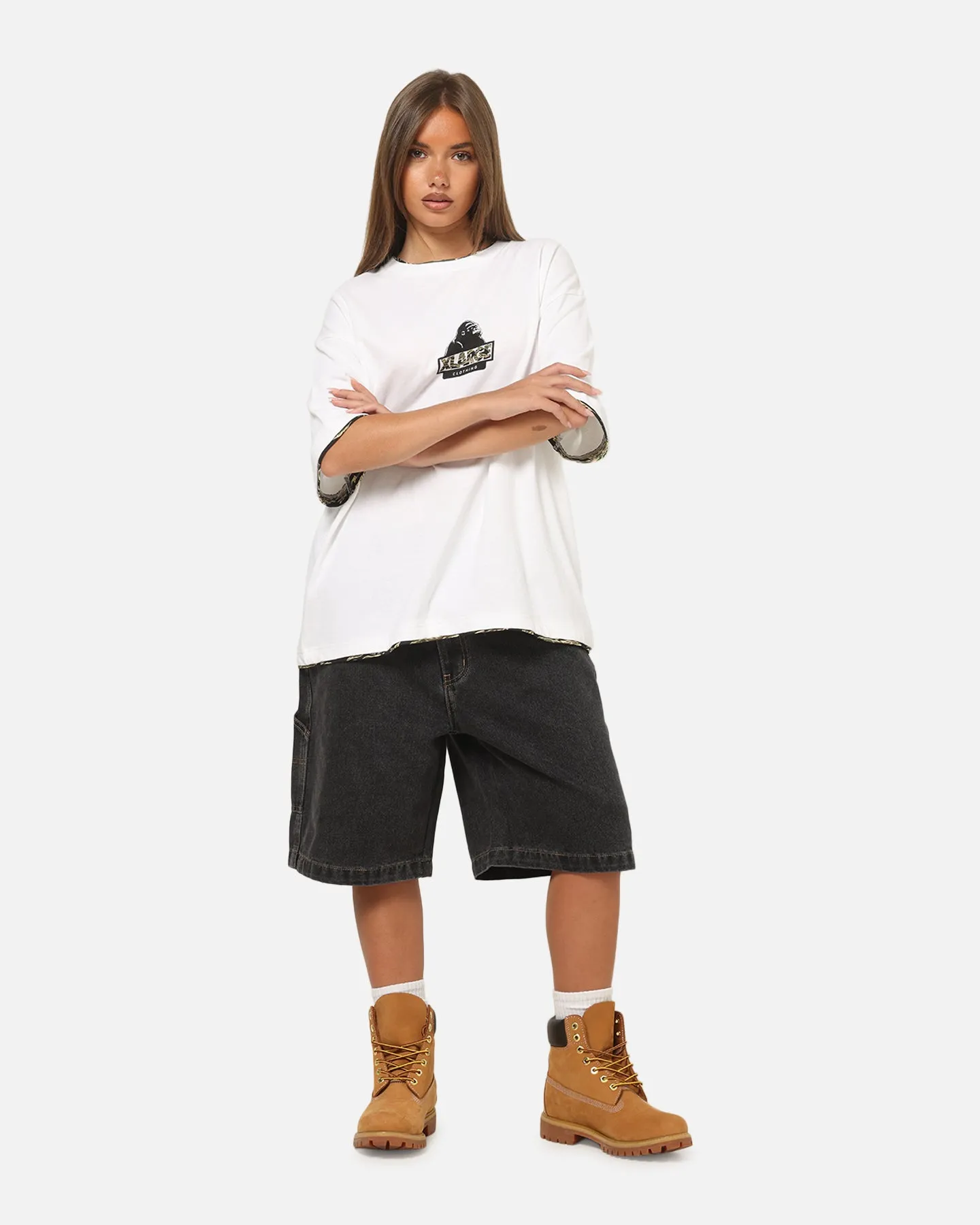 X-Large Double Layer Gorilla Fit T-Shirt White sold by Culture Kings product image thumbnail 2