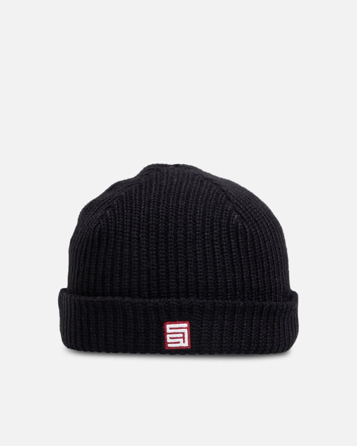 S Double Red Cube Low Beanie Black sold by Culture Kings